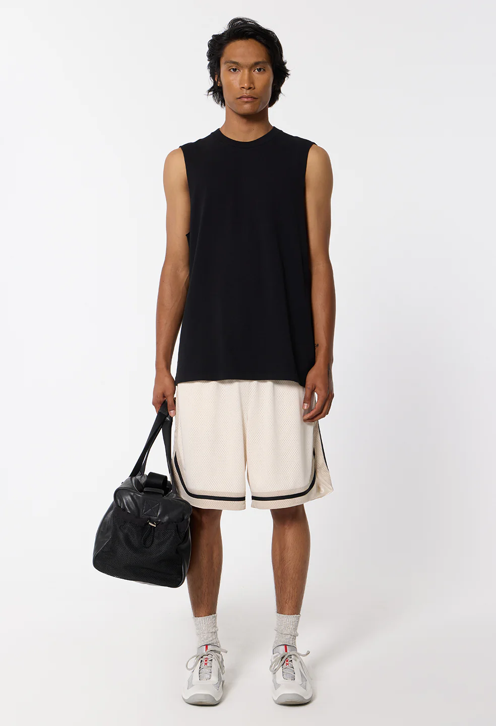 Air Spun Campus Cut-Off Tee / Black - Image 3