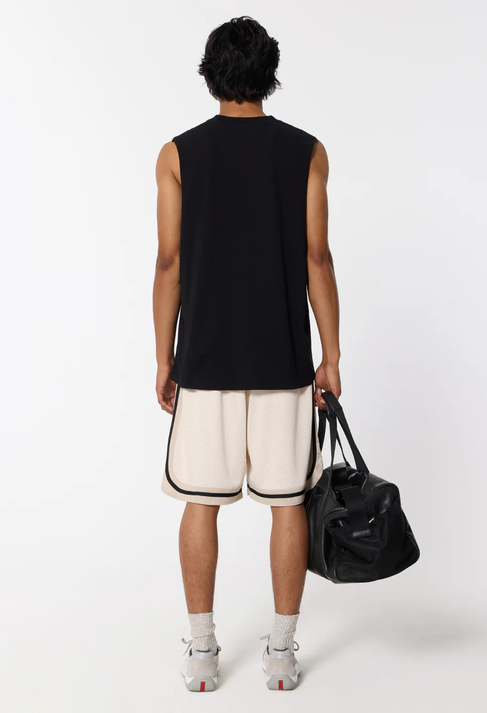 Air Spun Campus Cut-Off Tee / Black - Image 5