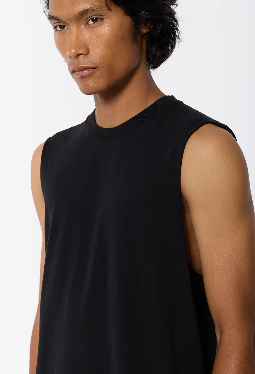Air Spun Campus Cut-Off Tee / Black - Image 6