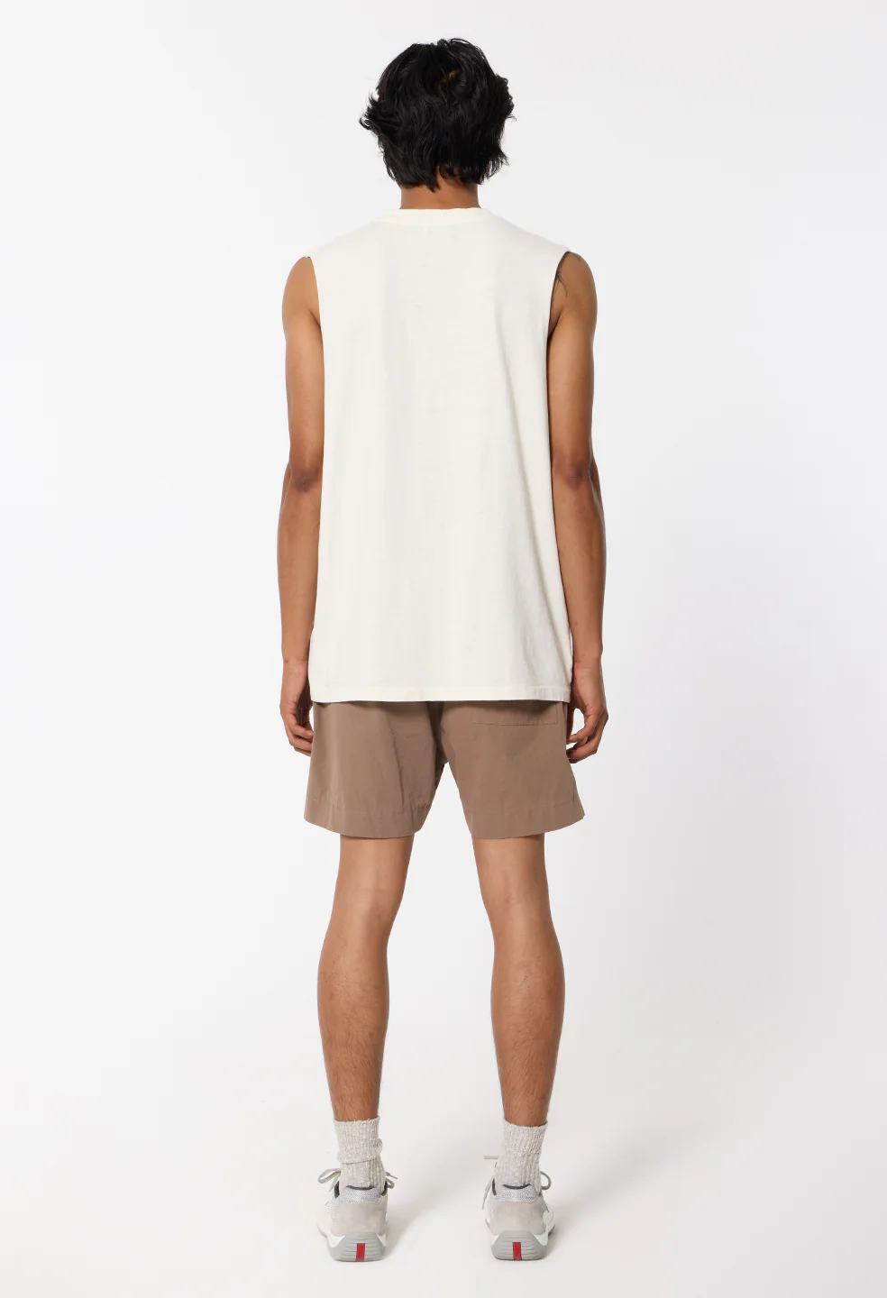 Air Spun Campus Cut-Off Tee / Salt - Image 5