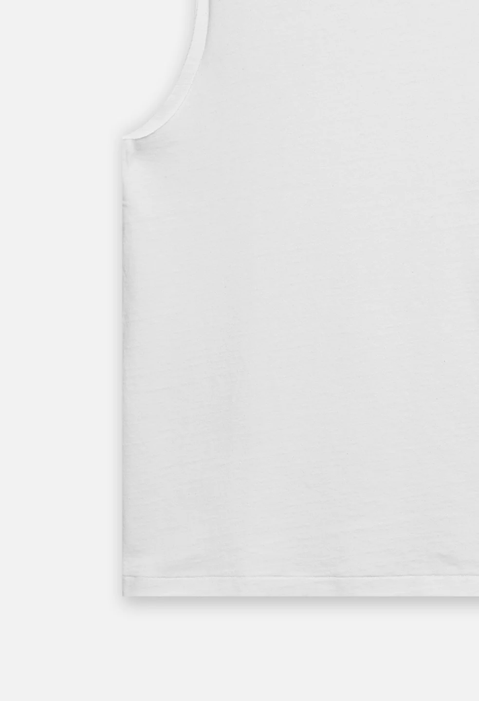 Air Spun Campus Cut-Off Tee / White - Image 4