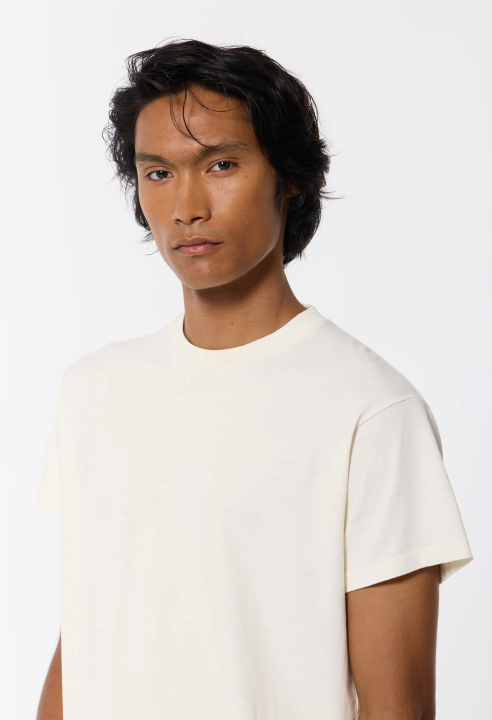 Air Spun Shrunken Tee / Salt - Image 6