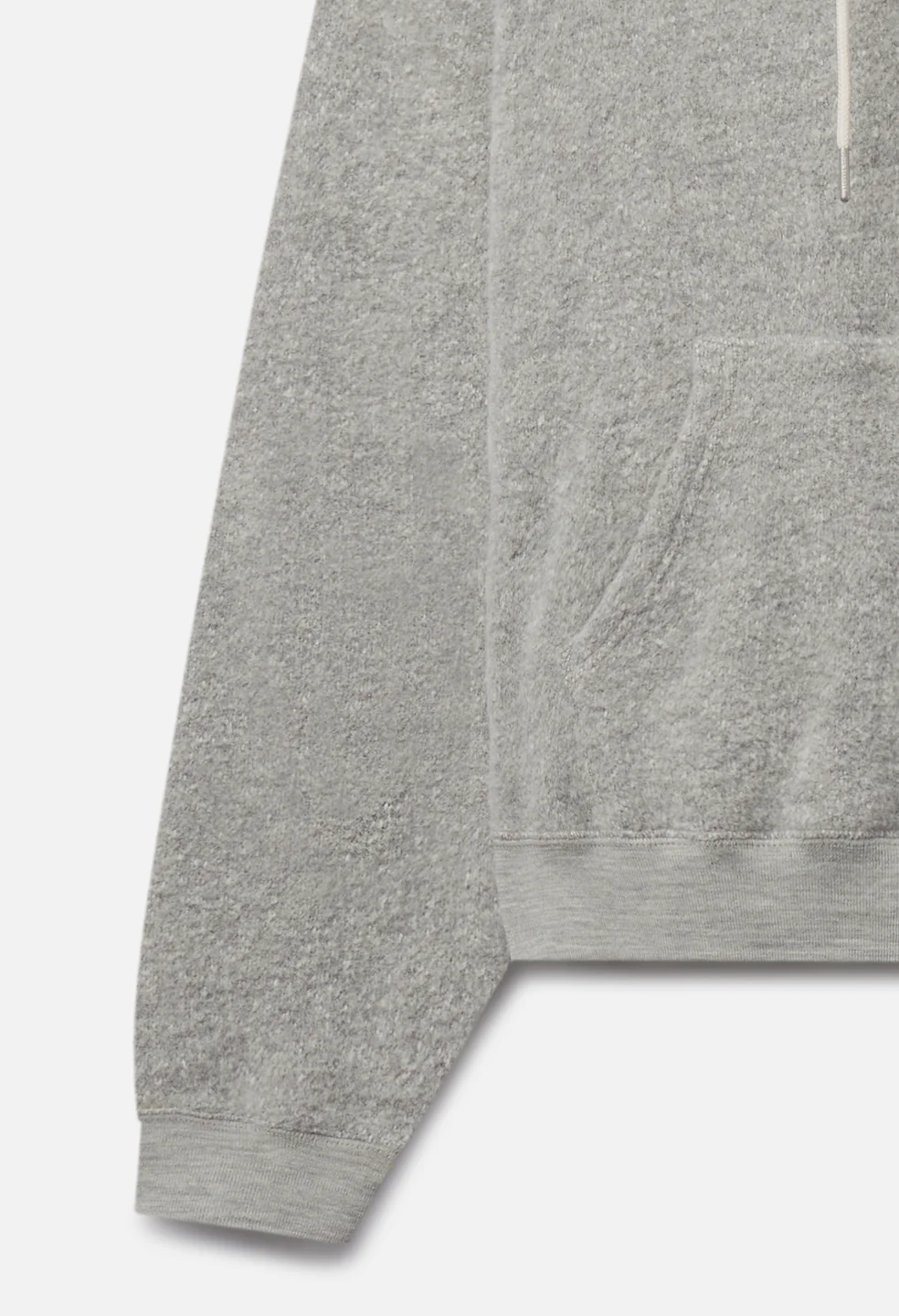 Andes Wool Fleece Pullover / Heather Grey - Image 4