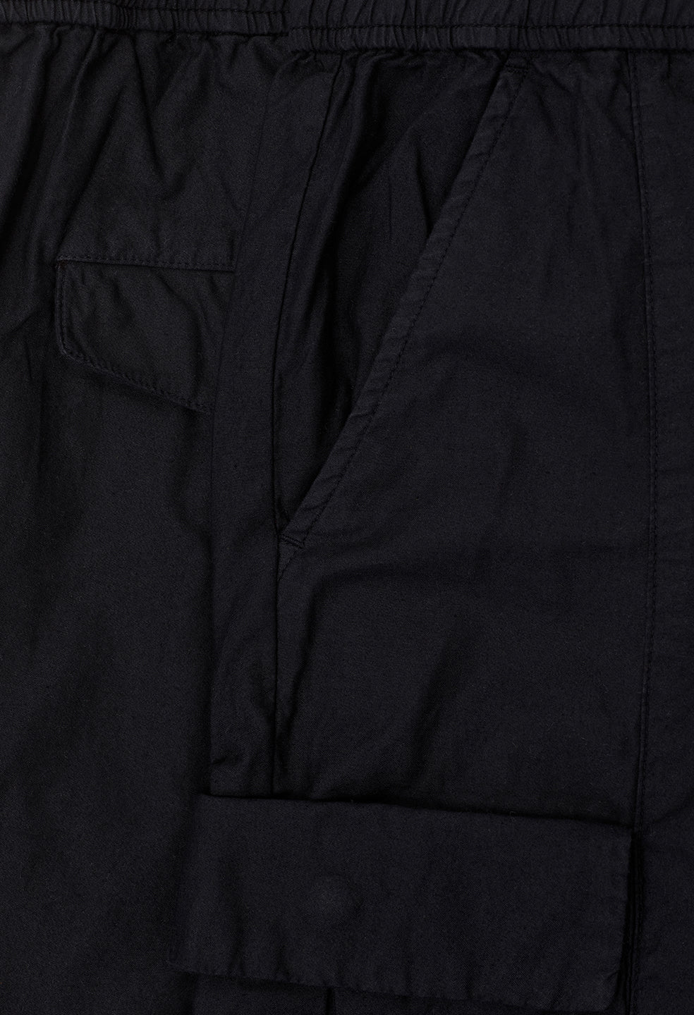 Back Sateen Cargo Pants / Black - Image 9