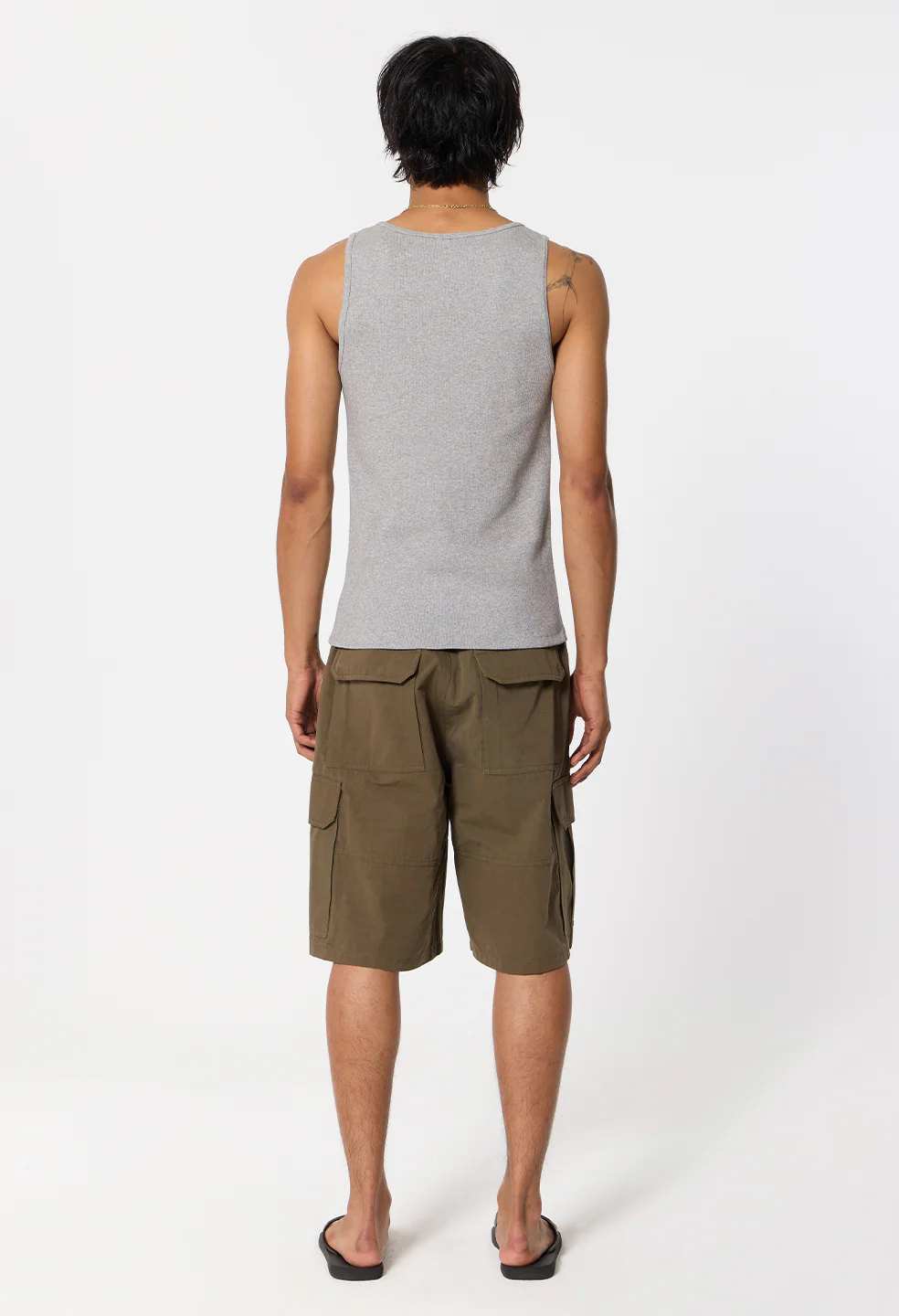 Campus Rib Tank / Heather Grey - Image 6
