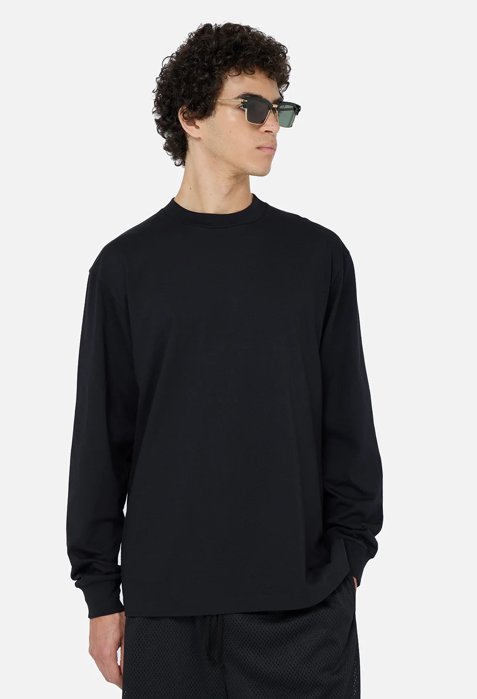 Core LS University Tee / Black - Image 6