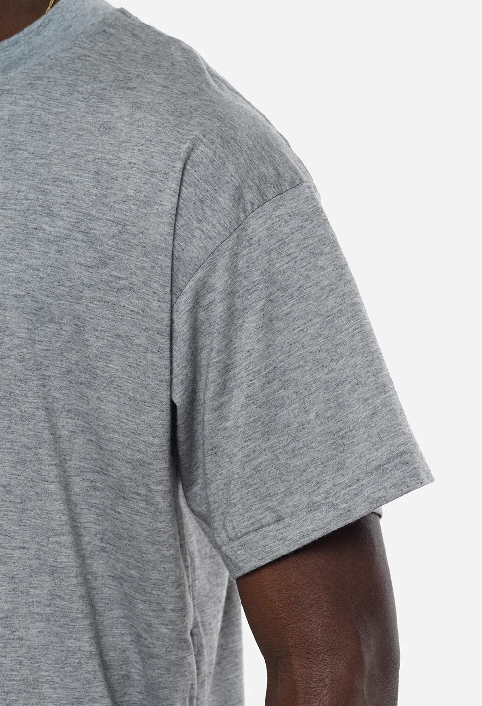 Cotton Cashmere Crew / Grey - Image 7