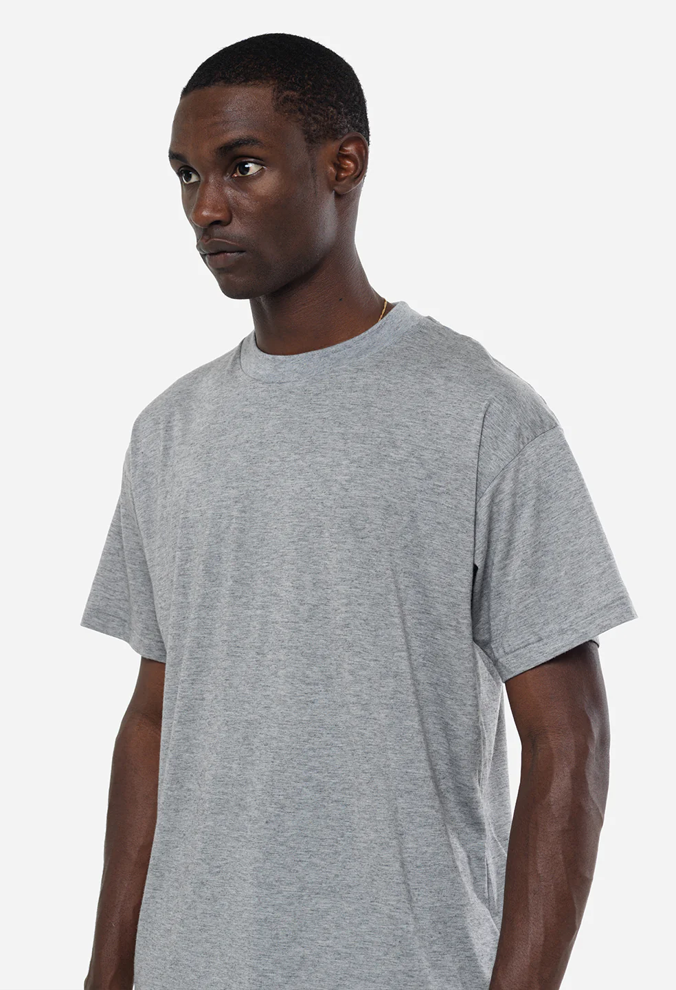 Cotton Cashmere Crew / Grey - Image 8