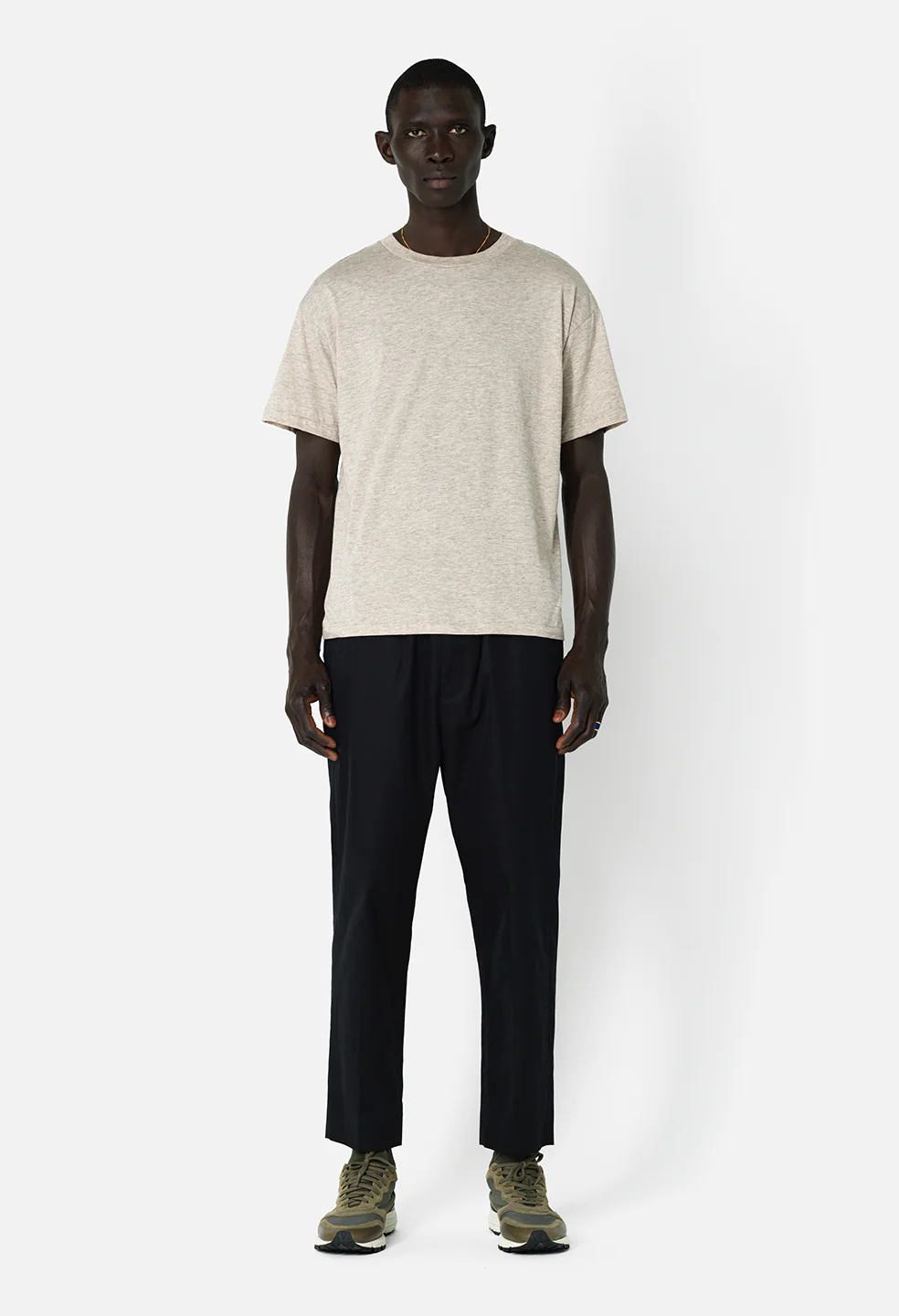 Cotton Cashmere Crew / Tan - Image 4