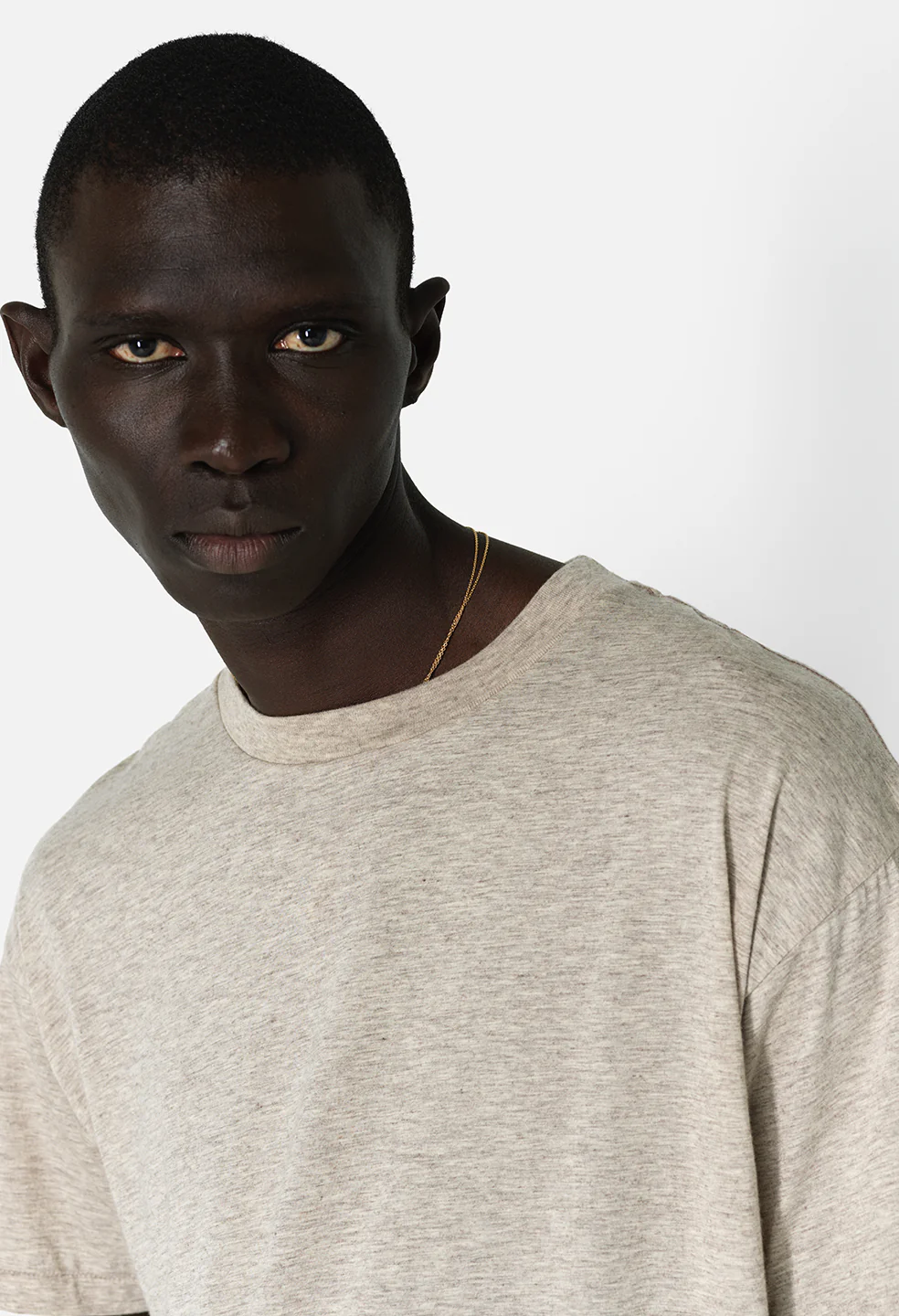 Cotton Cashmere Crew / Tan - Image 6