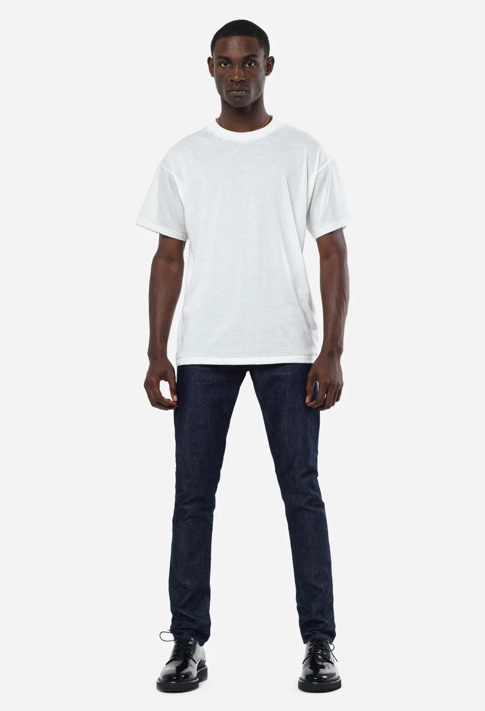 Cotton Cashmere Crew / White - Image 3