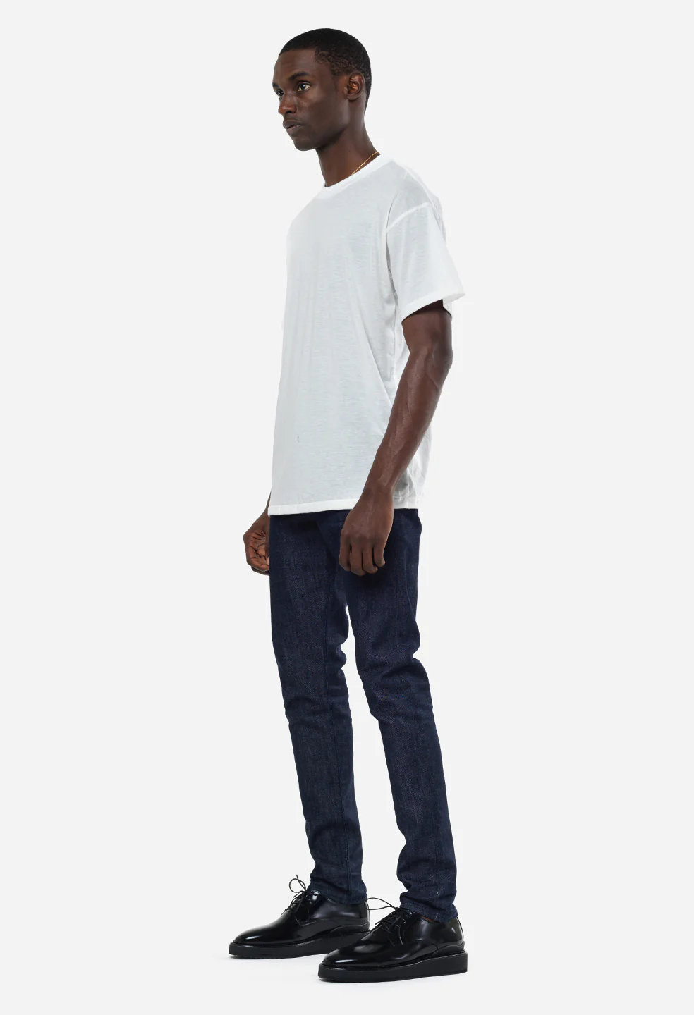 Cotton Cashmere Crew / White - Image 4