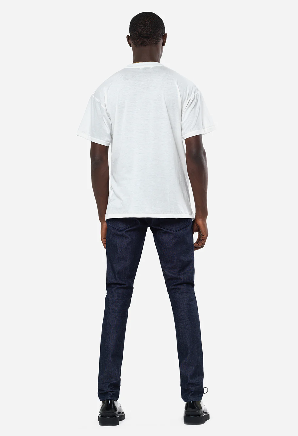 Cotton Cashmere Crew / White - Image 5