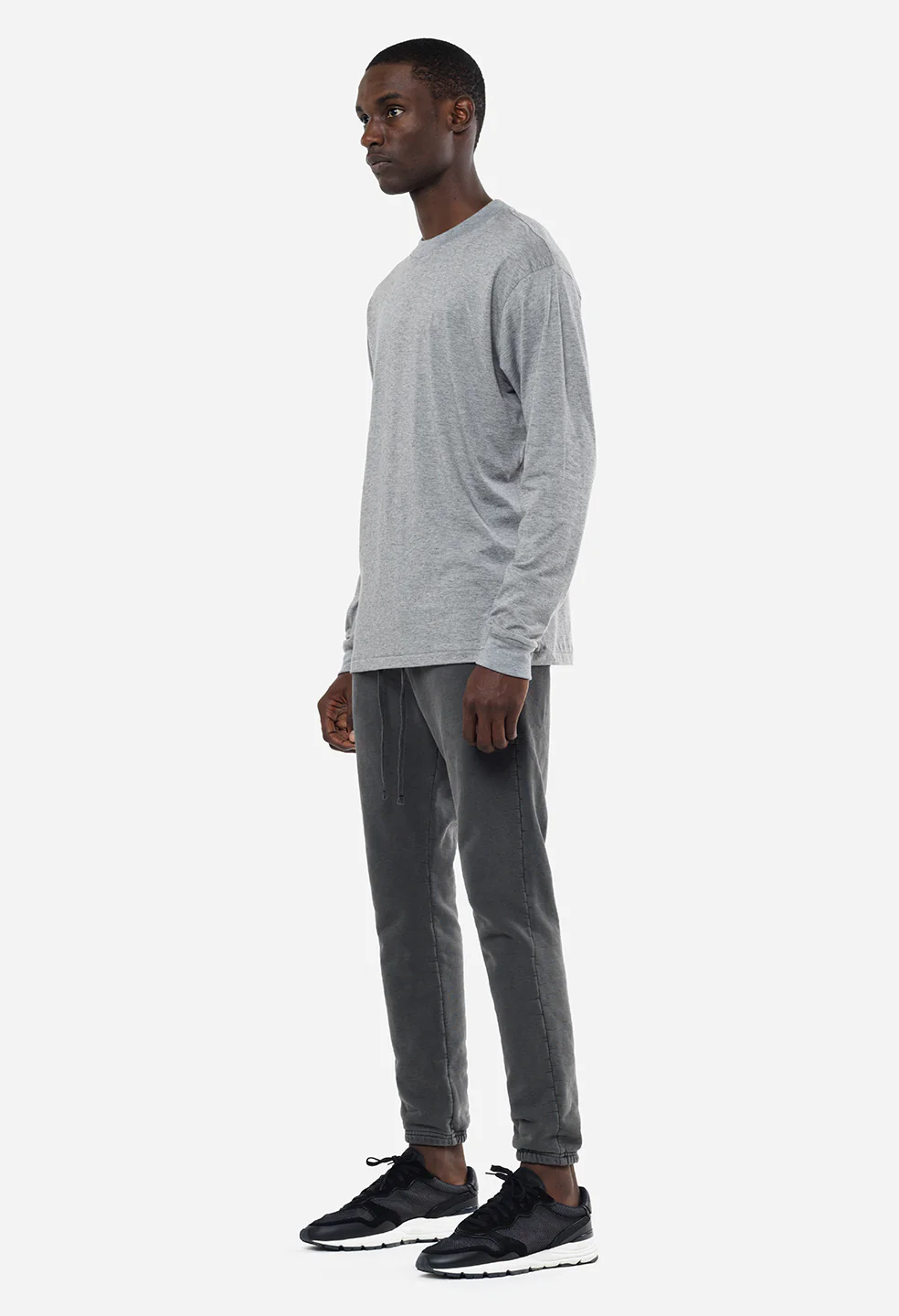 Cotton Cashmere Pullover / Grey - Image 4