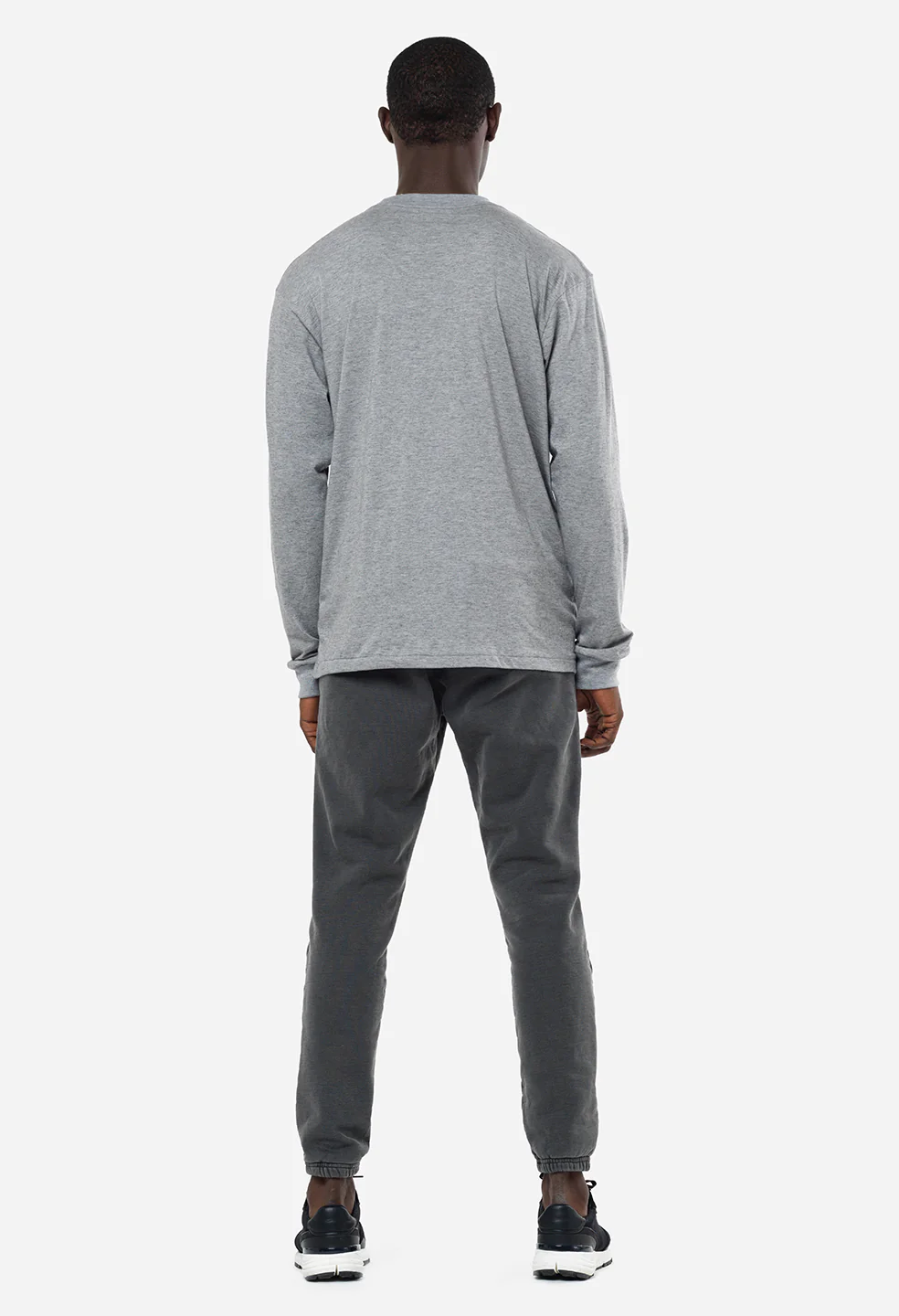 Cotton Cashmere Pullover / Grey - Image 5