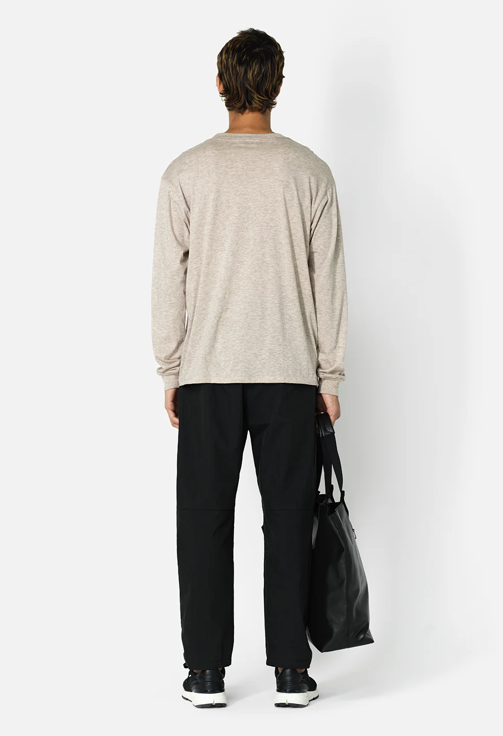 Cotton Cashmere Pullover / Tan - Image 5