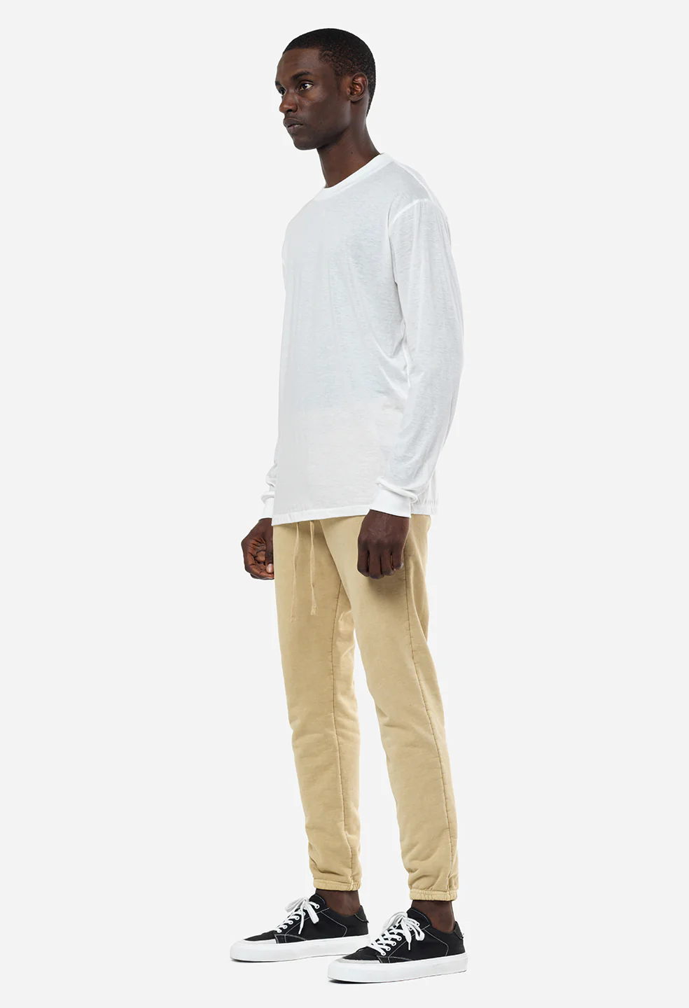 Cotton Cashmere Pullover / White - Image 4