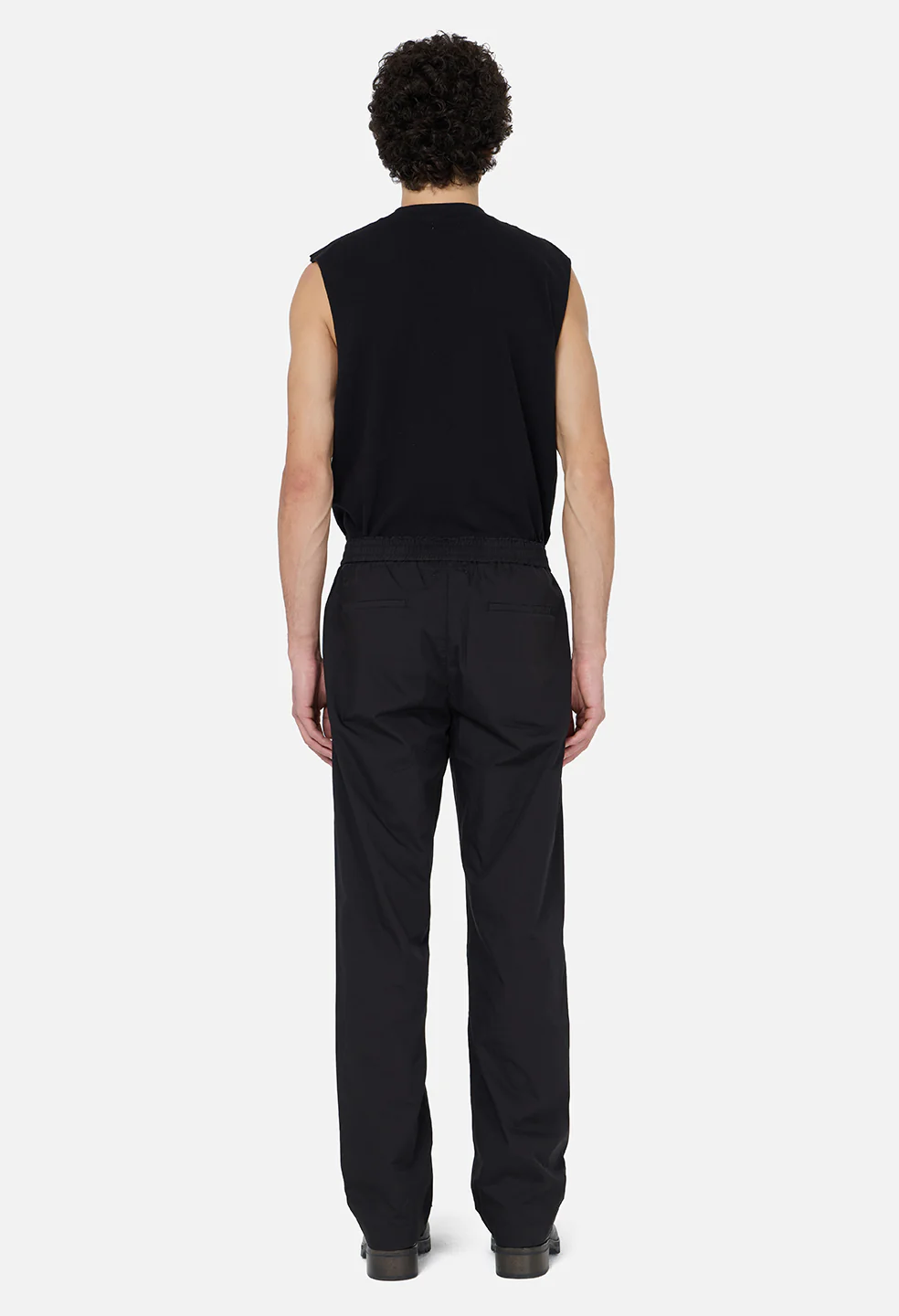 Cotton Easy Trouser / Black - Image 5