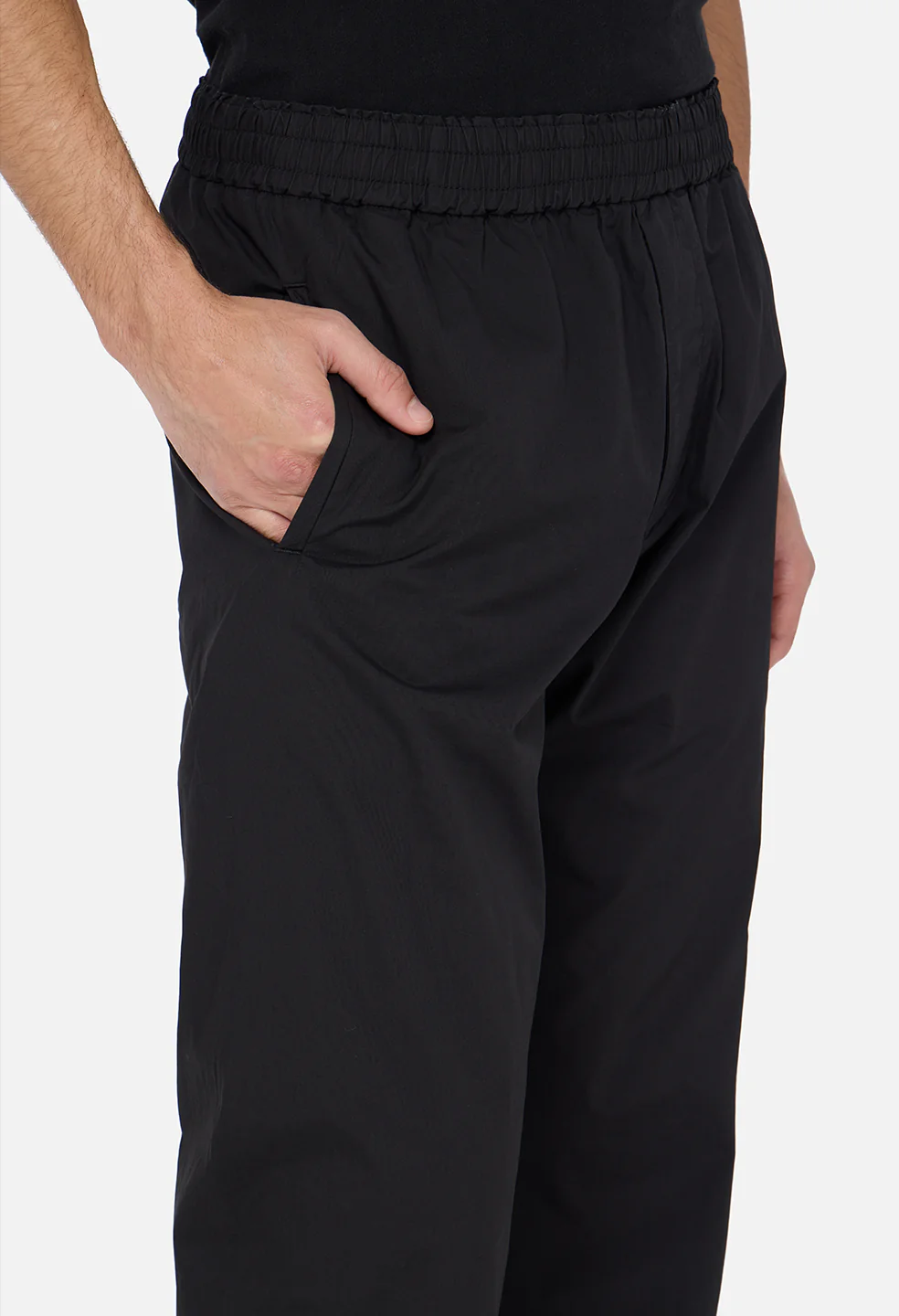 Cotton Easy Trouser / Black - Image 7