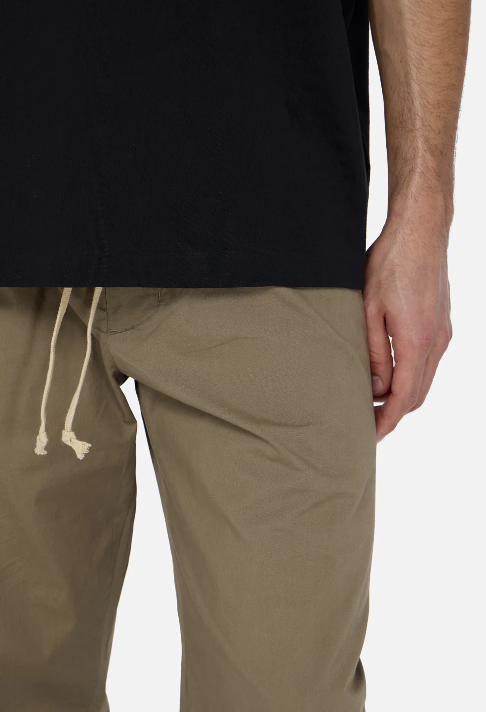 Cotton Easy Trouser / Mocha - Image 6