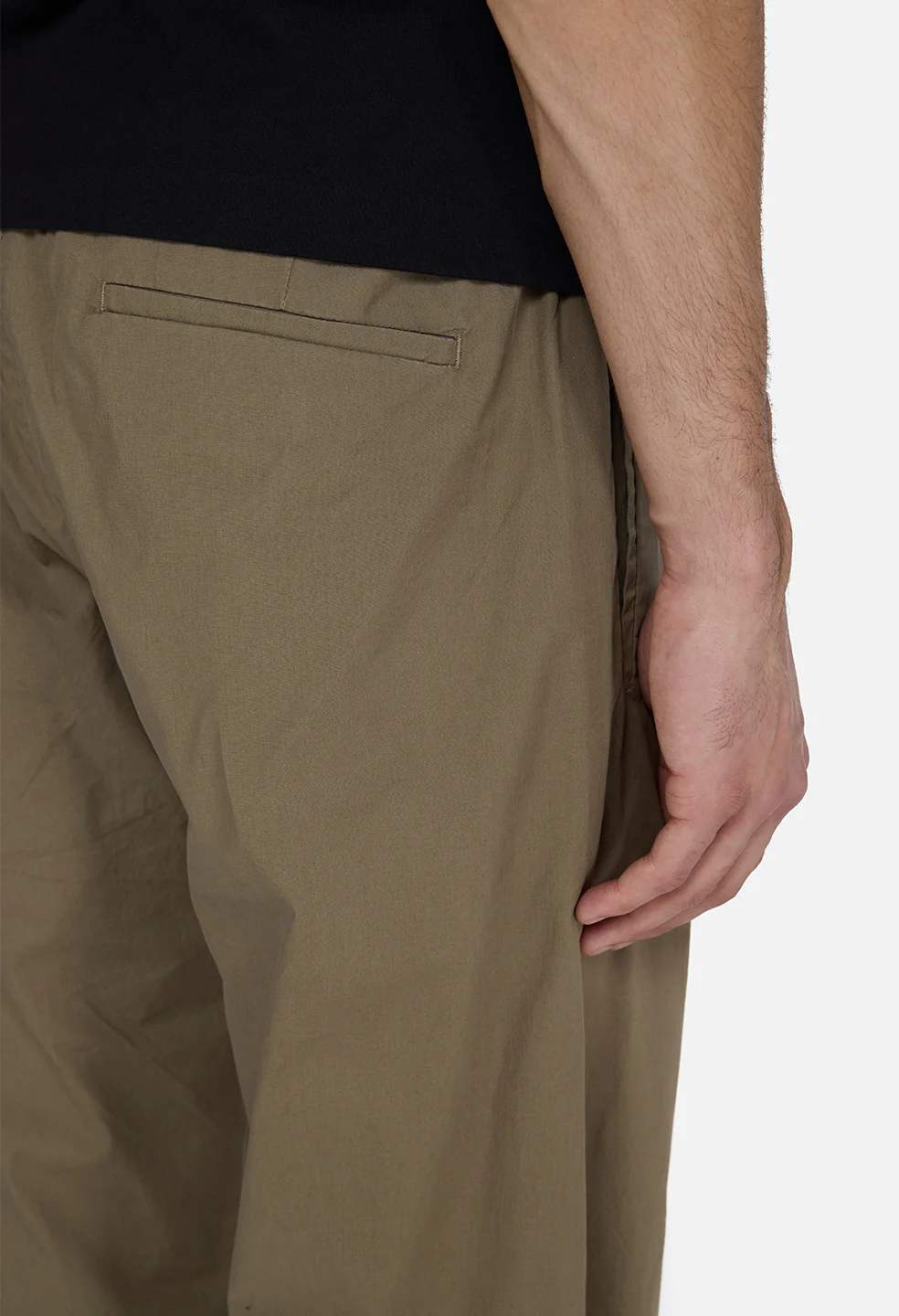 Cotton Easy Trouser / Mocha - Image 7