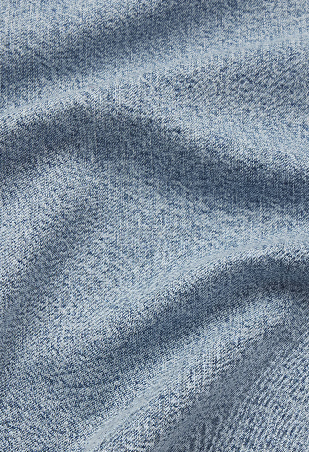 Denim Cloak Button Up / Acid Wash - Image 3