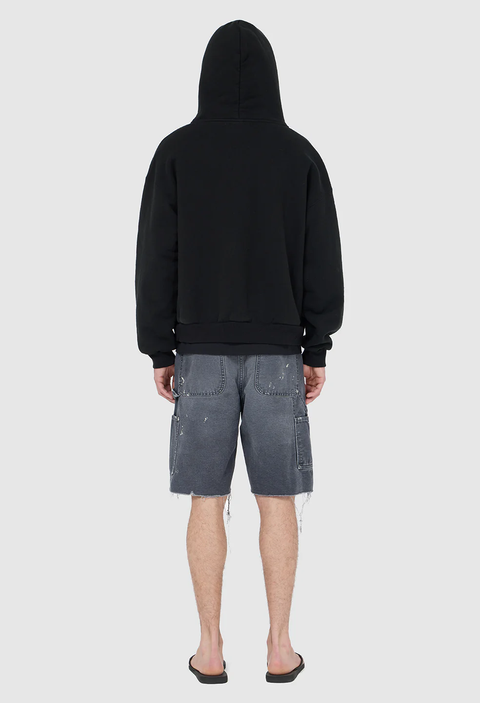 Desert Snow Cut-Off Work Short / Washed Black - Image 5