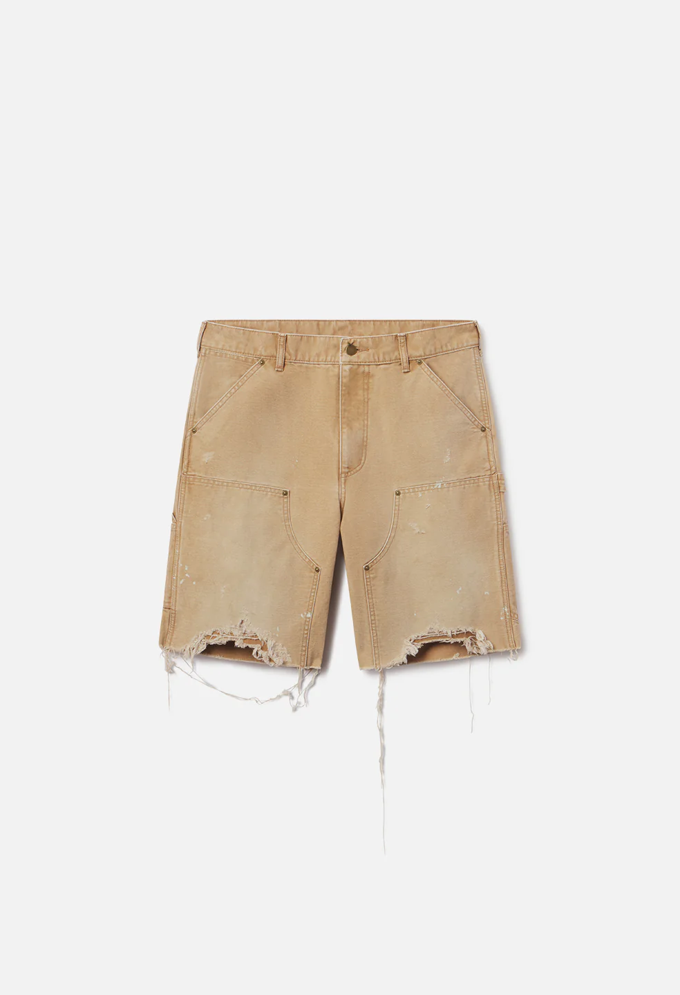 Desert Snow Cut-Off Work Short / Washed Camel