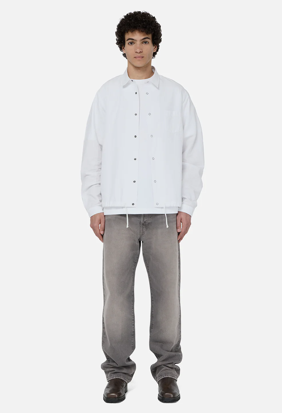 Gallery Snap Shirt / White - Image 3