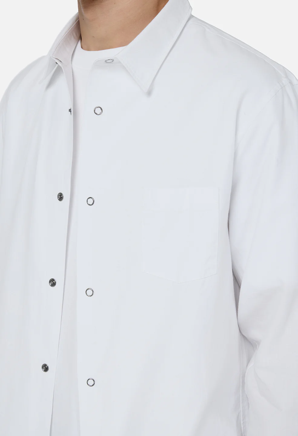 Gallery Snap Shirt / White - Image 6