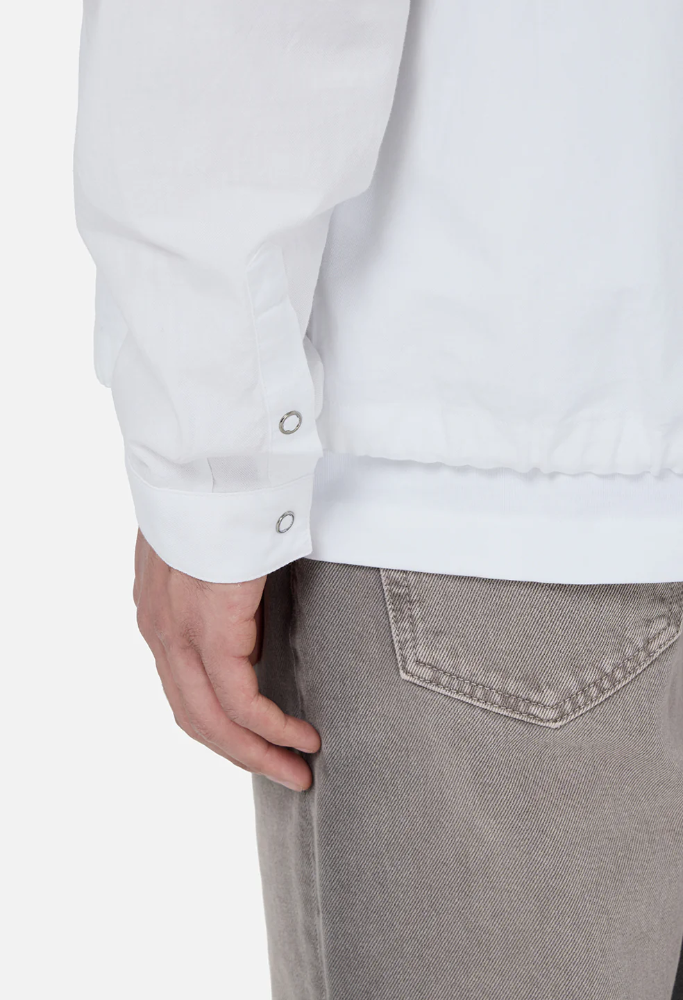 Gallery Snap Shirt / White - Image 7