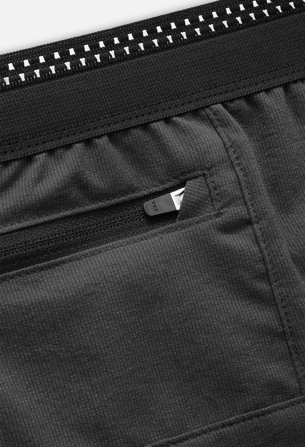 Grid-Mesh Sprint Shorts / Charcoal - Image 10