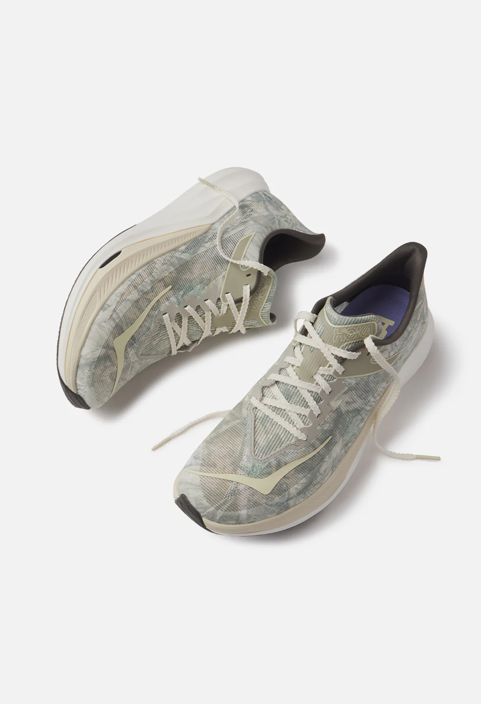 John Elliott x Hoka Rocket X 3 / Spray Green x Antique White - Image 7