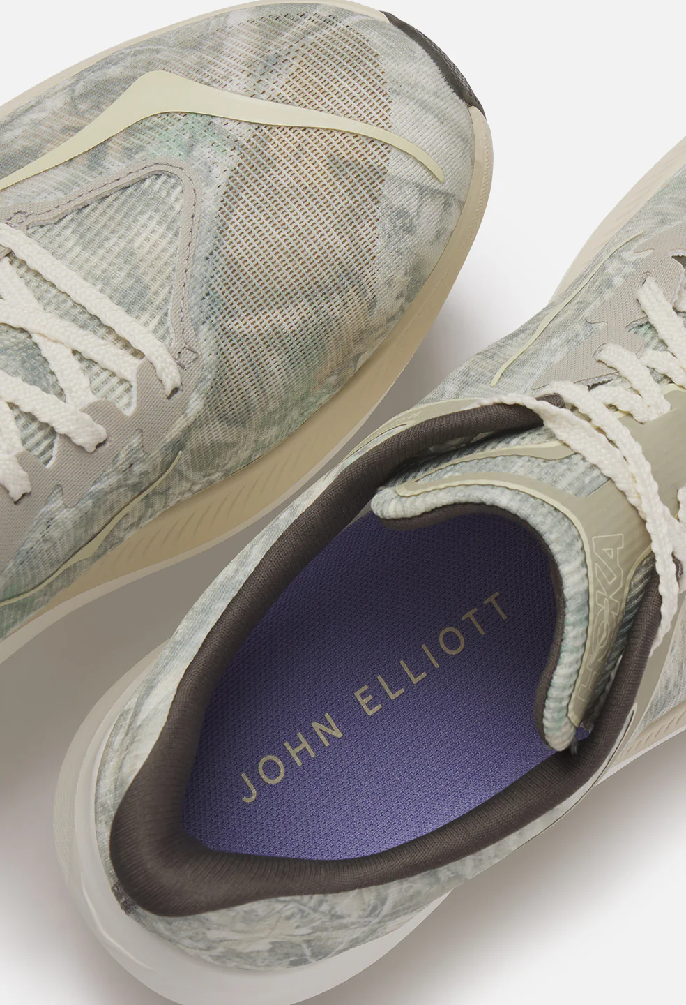 John Elliott x Hoka Rocket X 3 / Spray Green x Antique White - Image 9