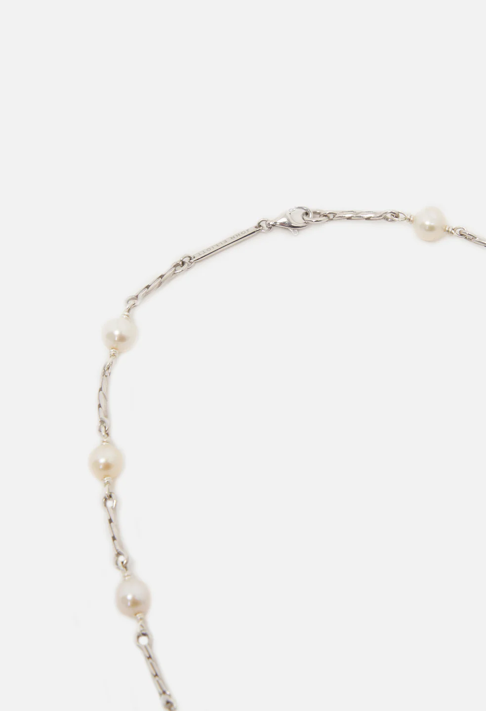 John Elliott X M.A.R.S Twist Link X Pearl Necklace / Silver - Image 3