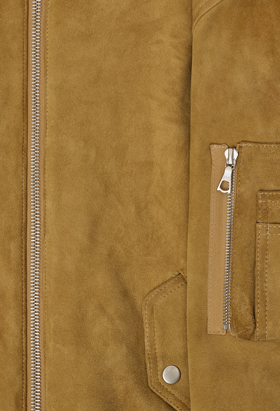 Leather Bogota Bomber / Tan Suede - Image 11