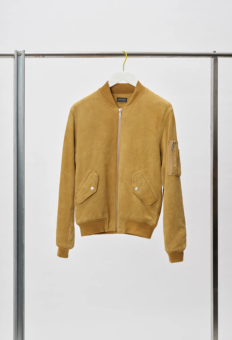 Leather Bogota Bomber / Tan Suede - Image 14