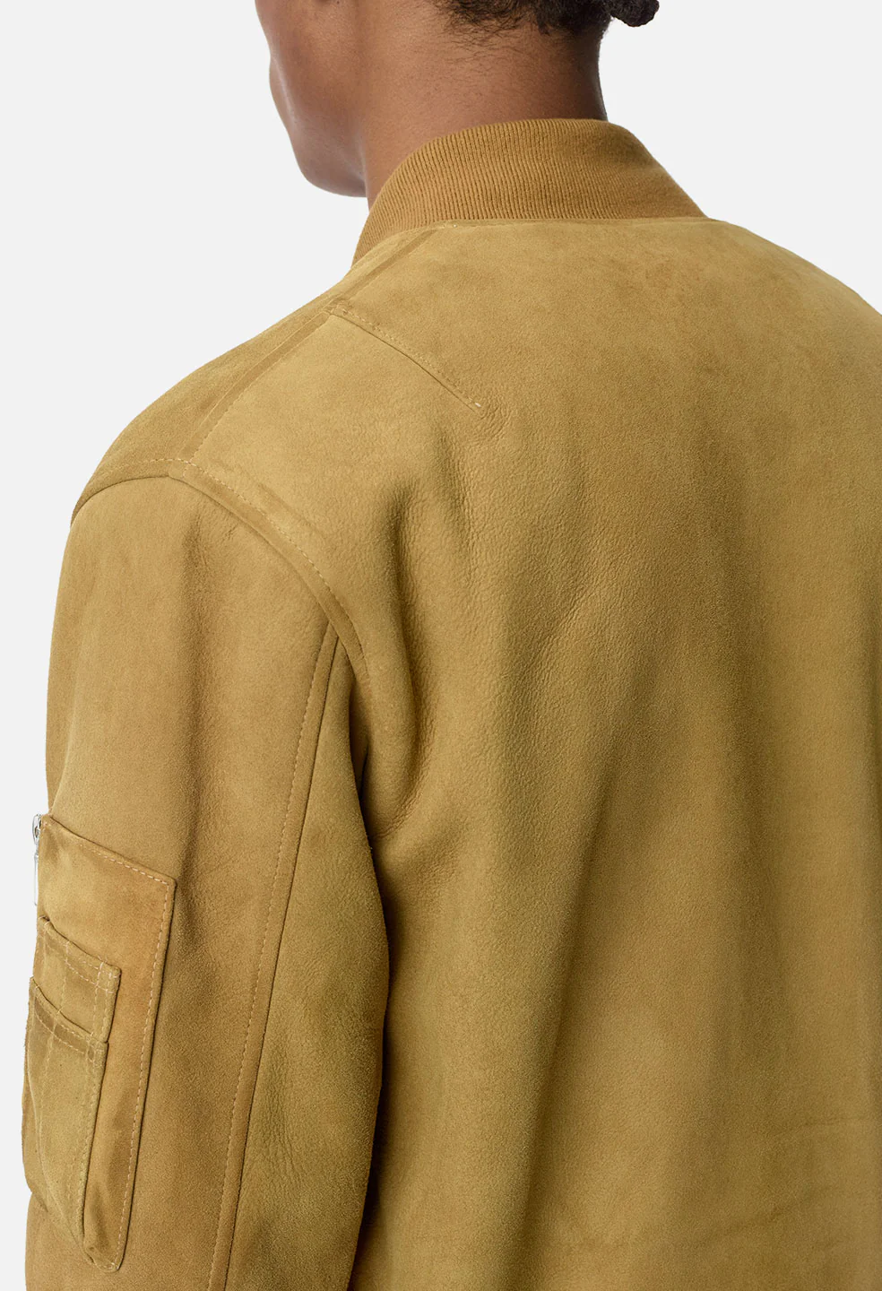 Leather Bogota Bomber / Tan Suede - Image 9