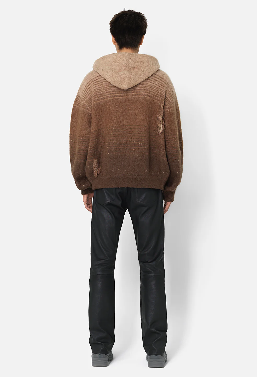 Leather Caribou Bootcut / Black Plonge - Image 5