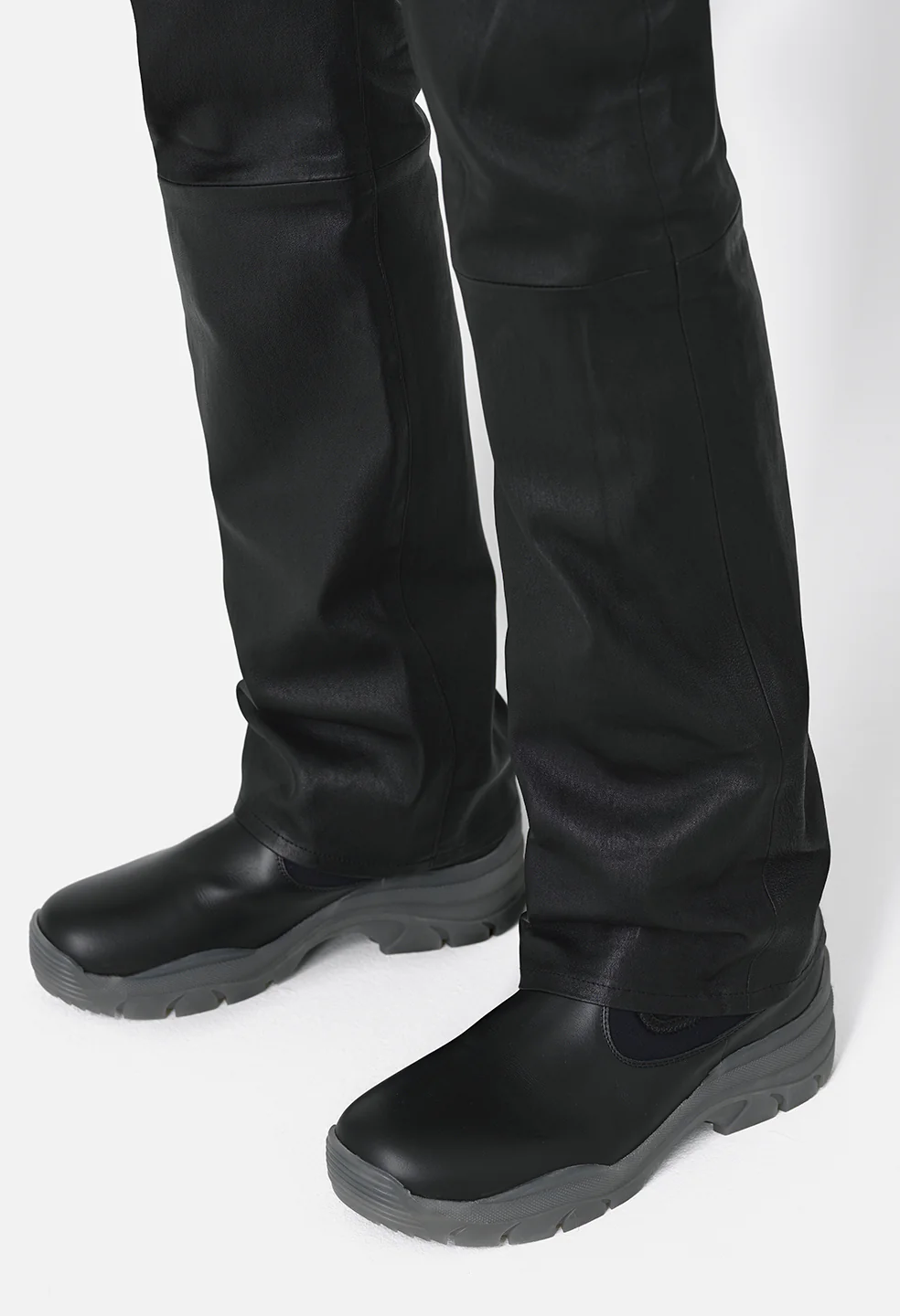 Leather Caribou Bootcut / Black Plonge - Image 6