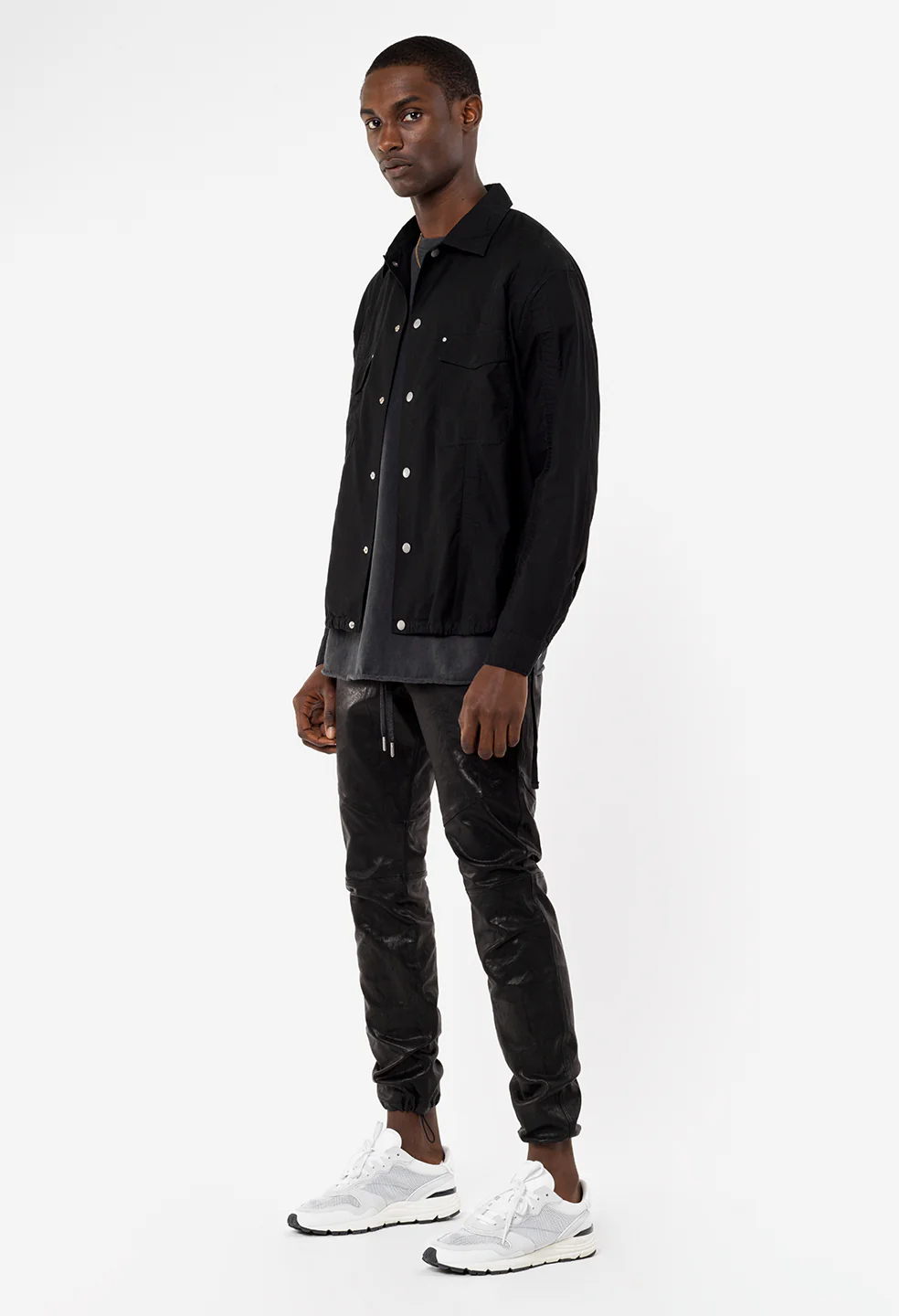Leather Escobar Pants / Black - Image 5