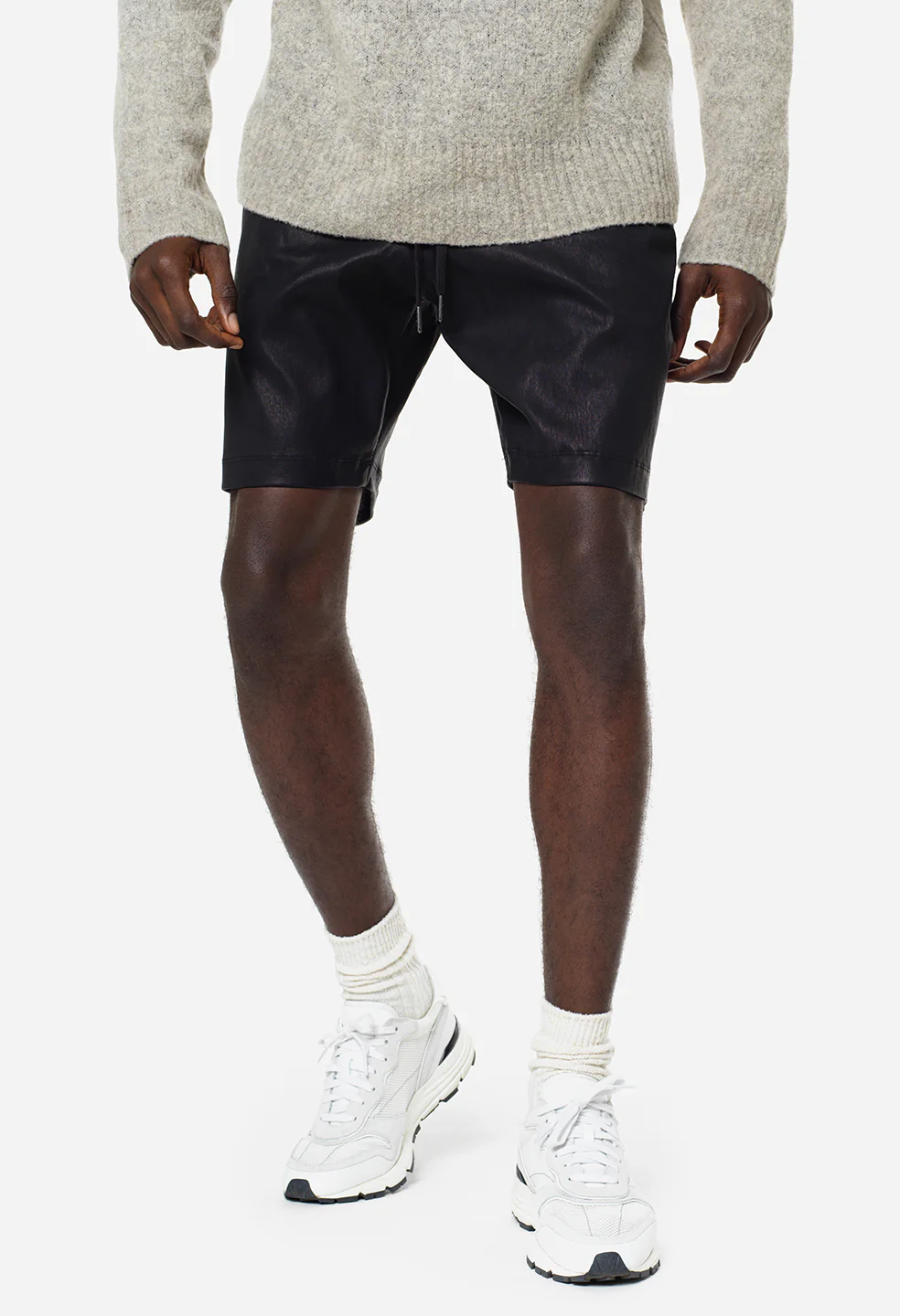 Leather LA Shorts / Black - Image 6