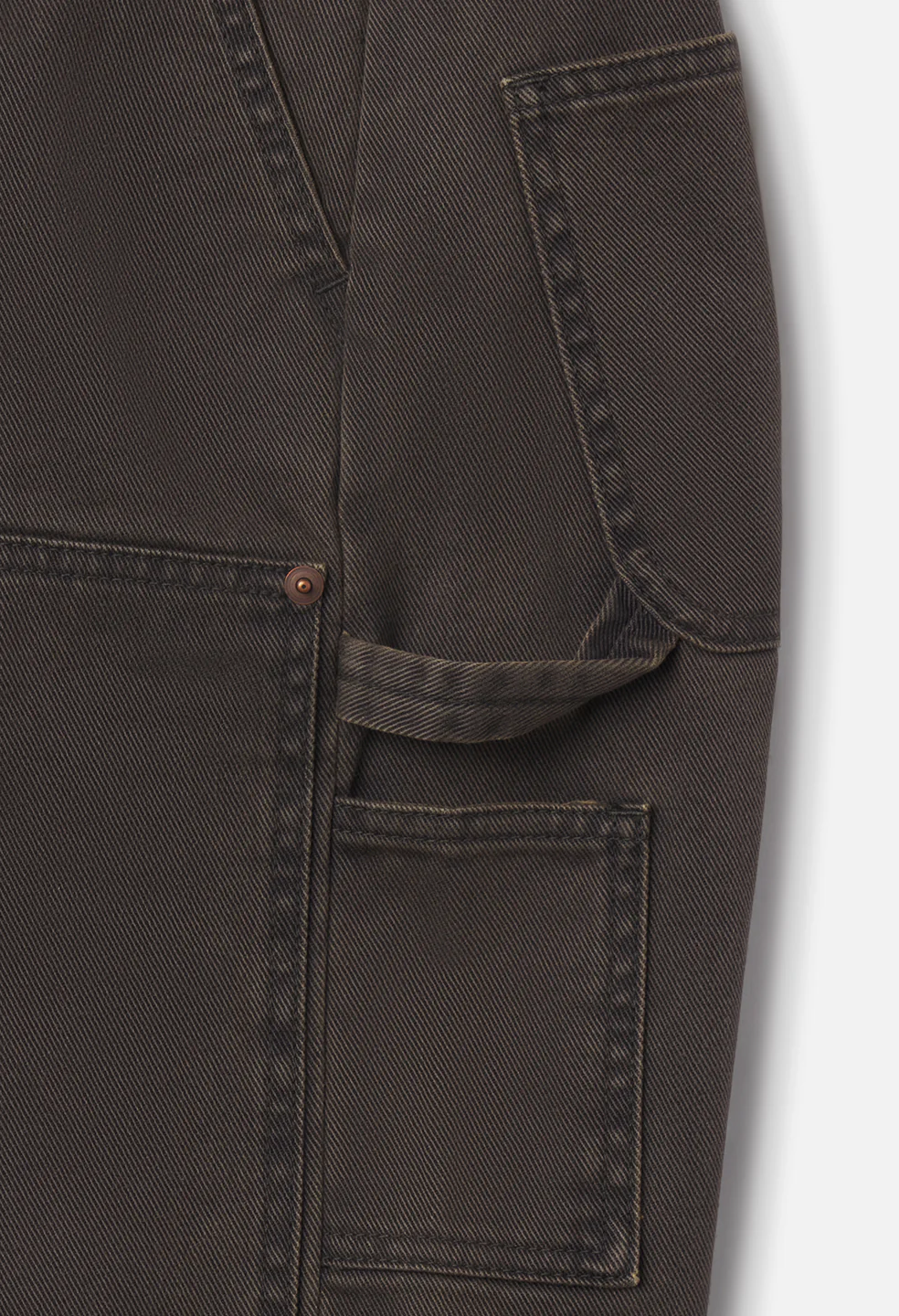 Paneled Work Pant / Char - Image 4