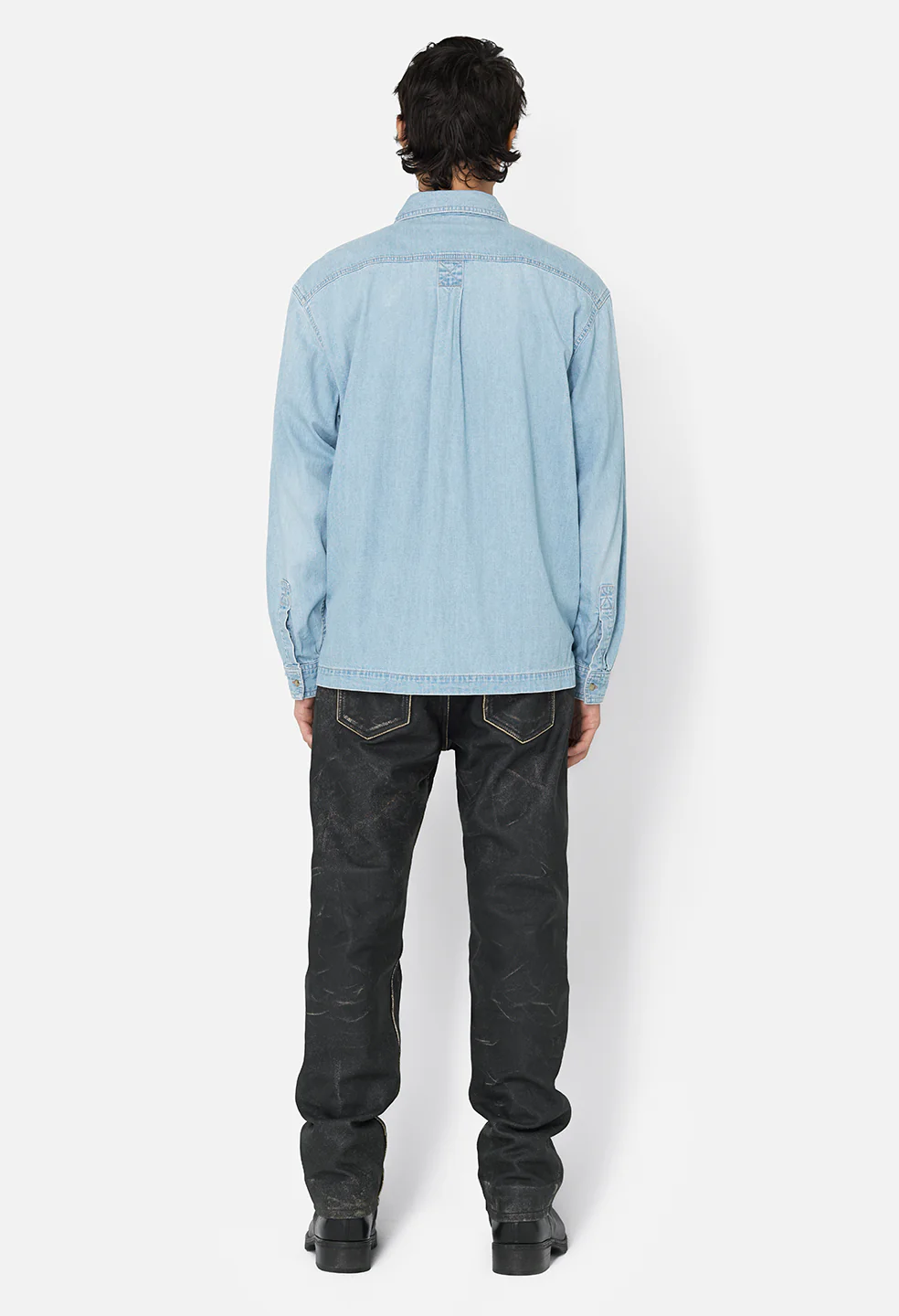 Princeton Work Shirt / Washed Indigo - Image 6