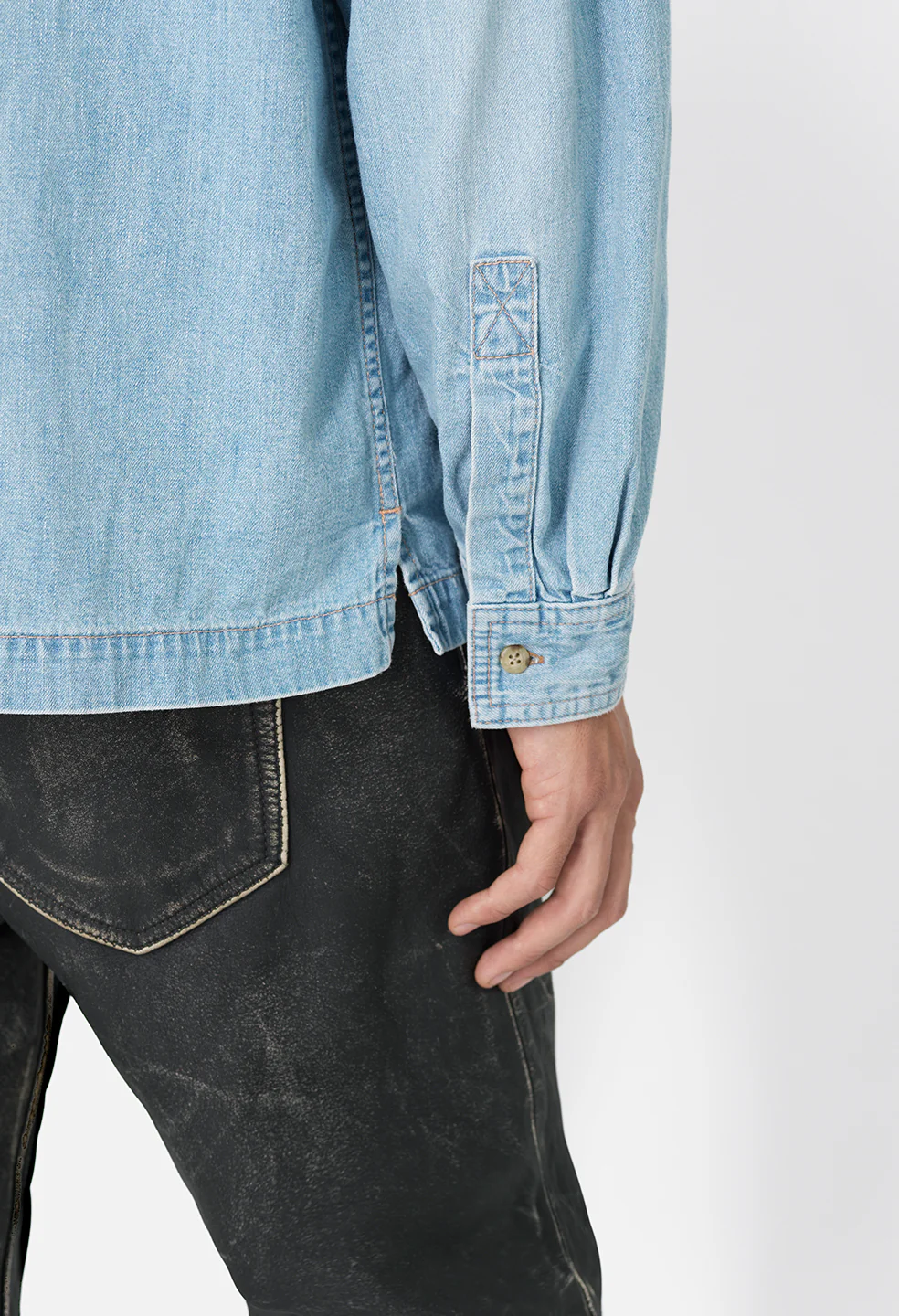 Princeton Work Shirt / Washed Indigo - Image 7