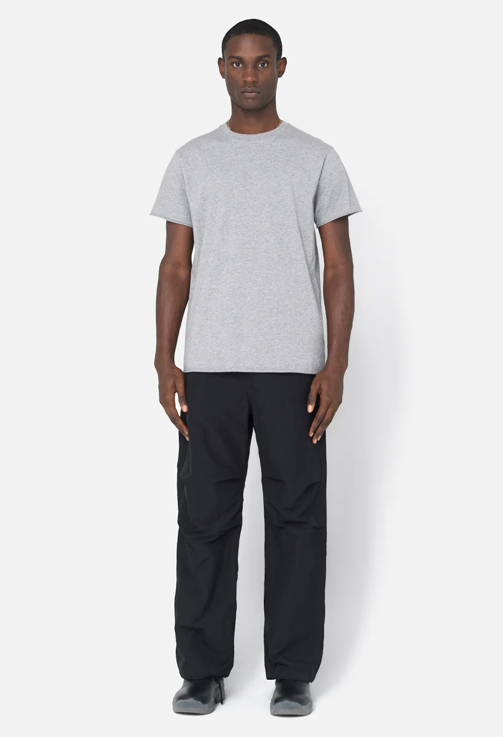 Recycled Cotton Anti-Expo Tee / Heather Grey - Image 3