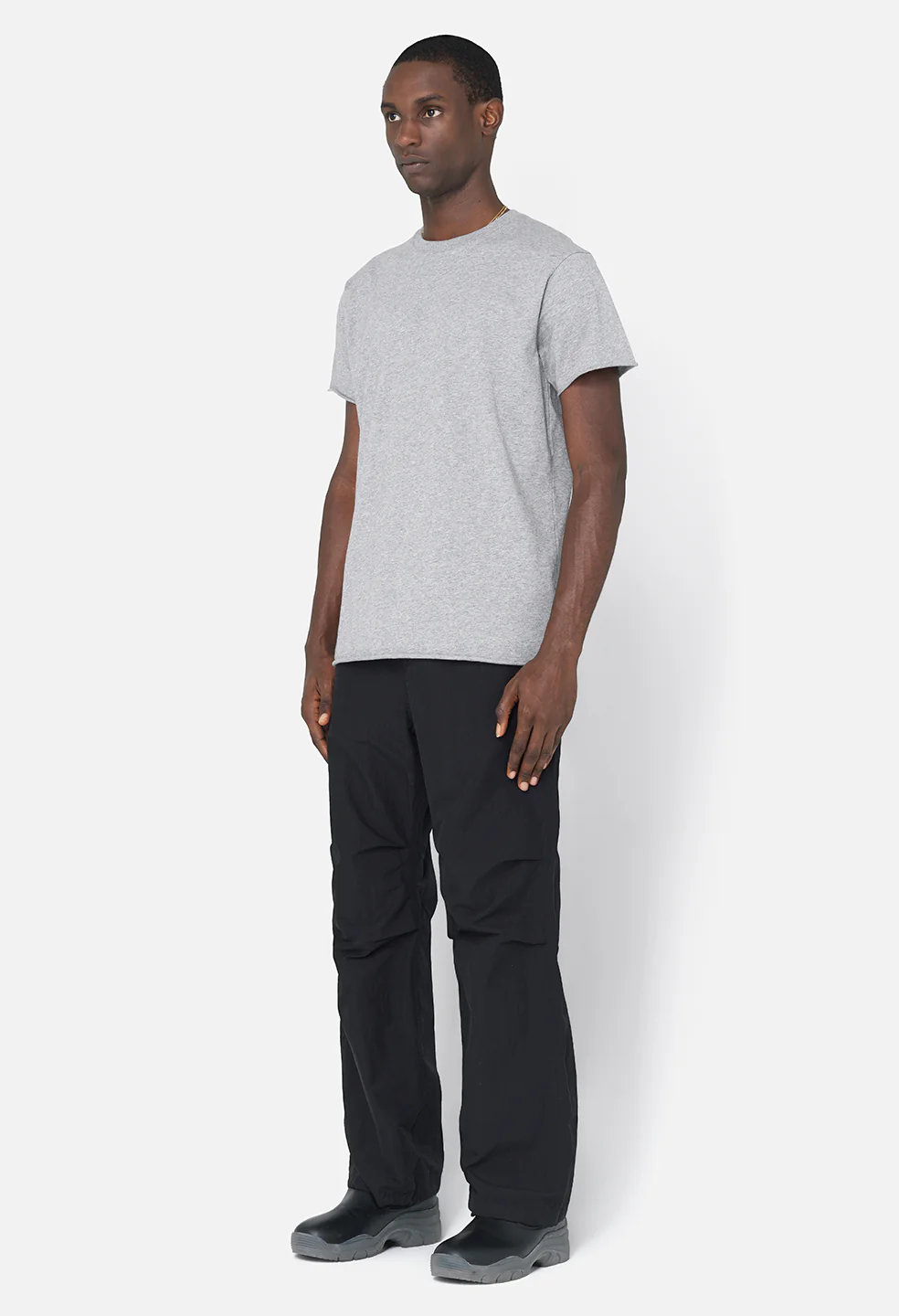Recycled Cotton Anti-Expo Tee / Heather Grey - Image 4