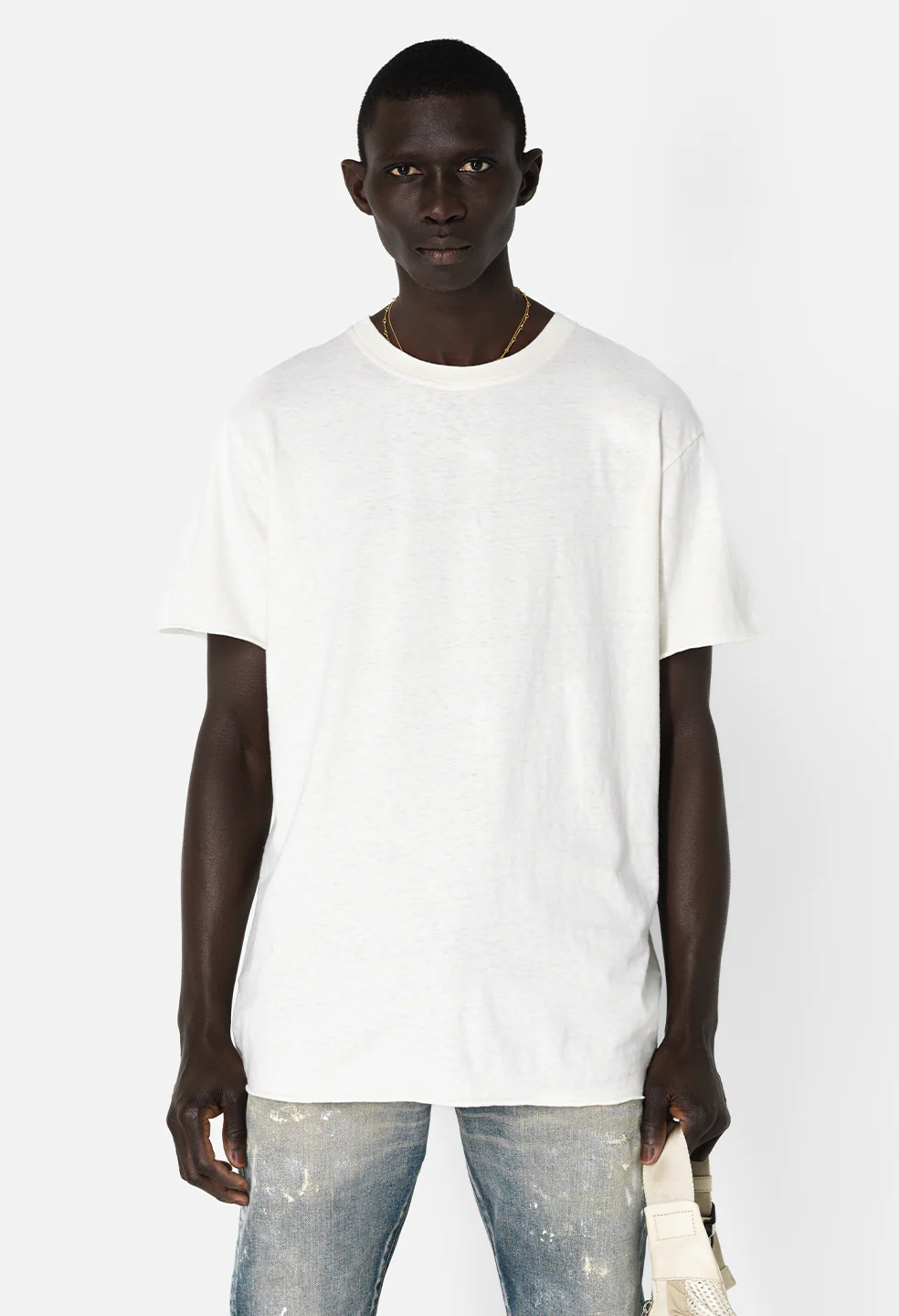 Recycled Cotton Anti-Expo Tee / Salt - Image 4