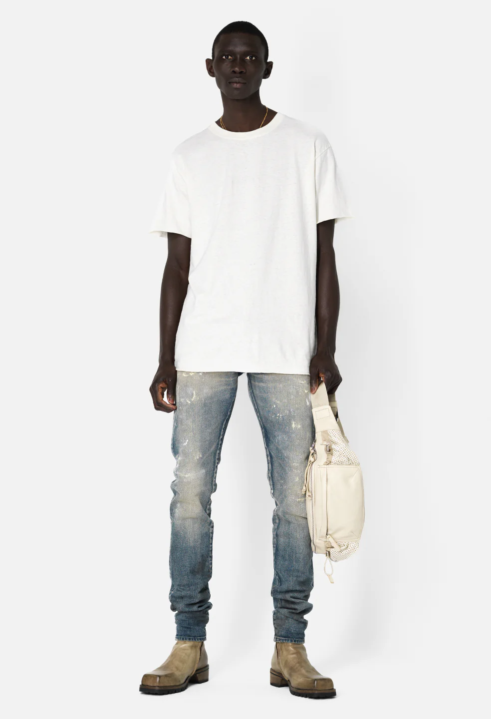 Recycled Cotton Anti-Expo Tee / Salt - Image 5