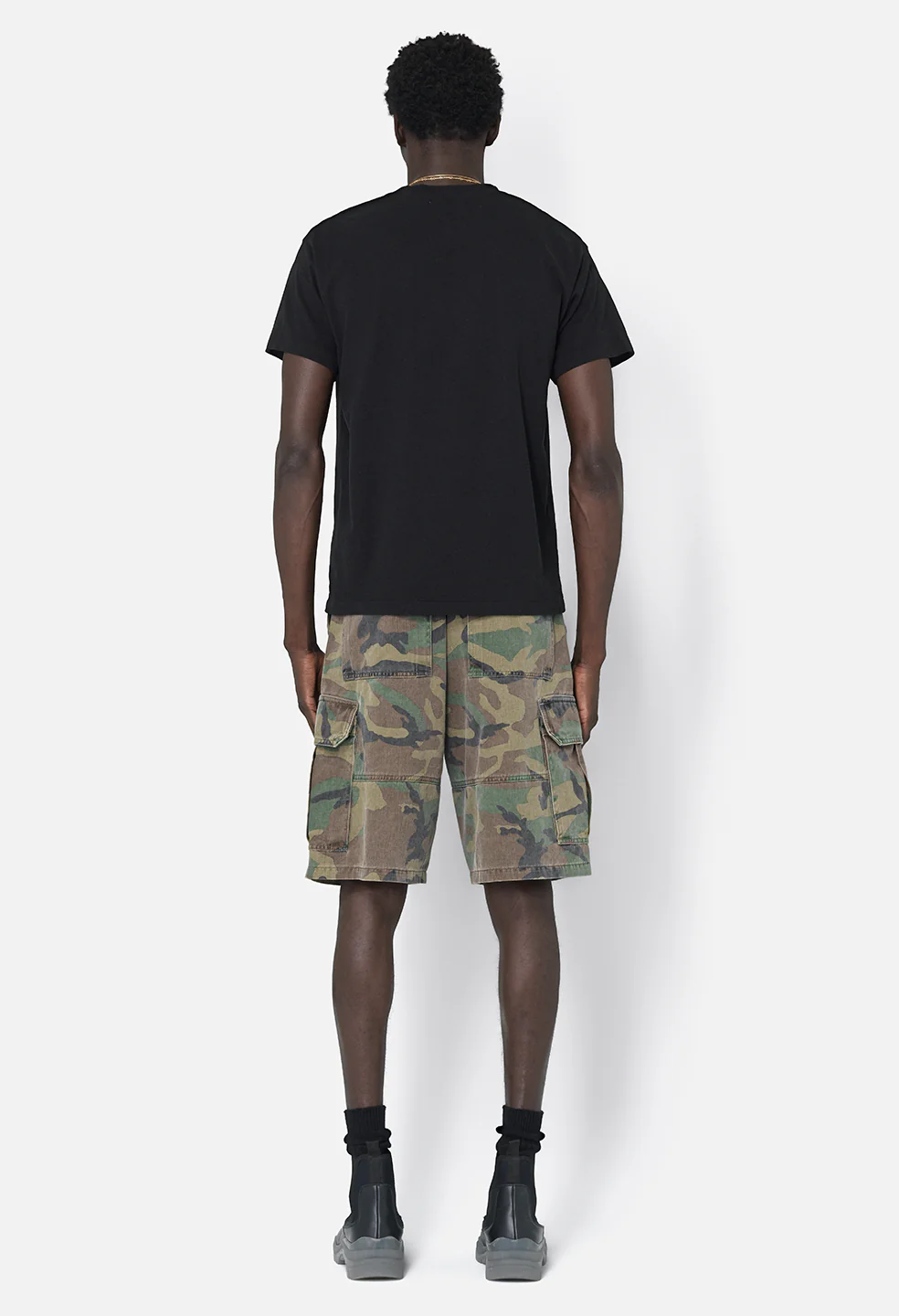 Recycled Cotton Campus Pocket Tee / Black - Image 6